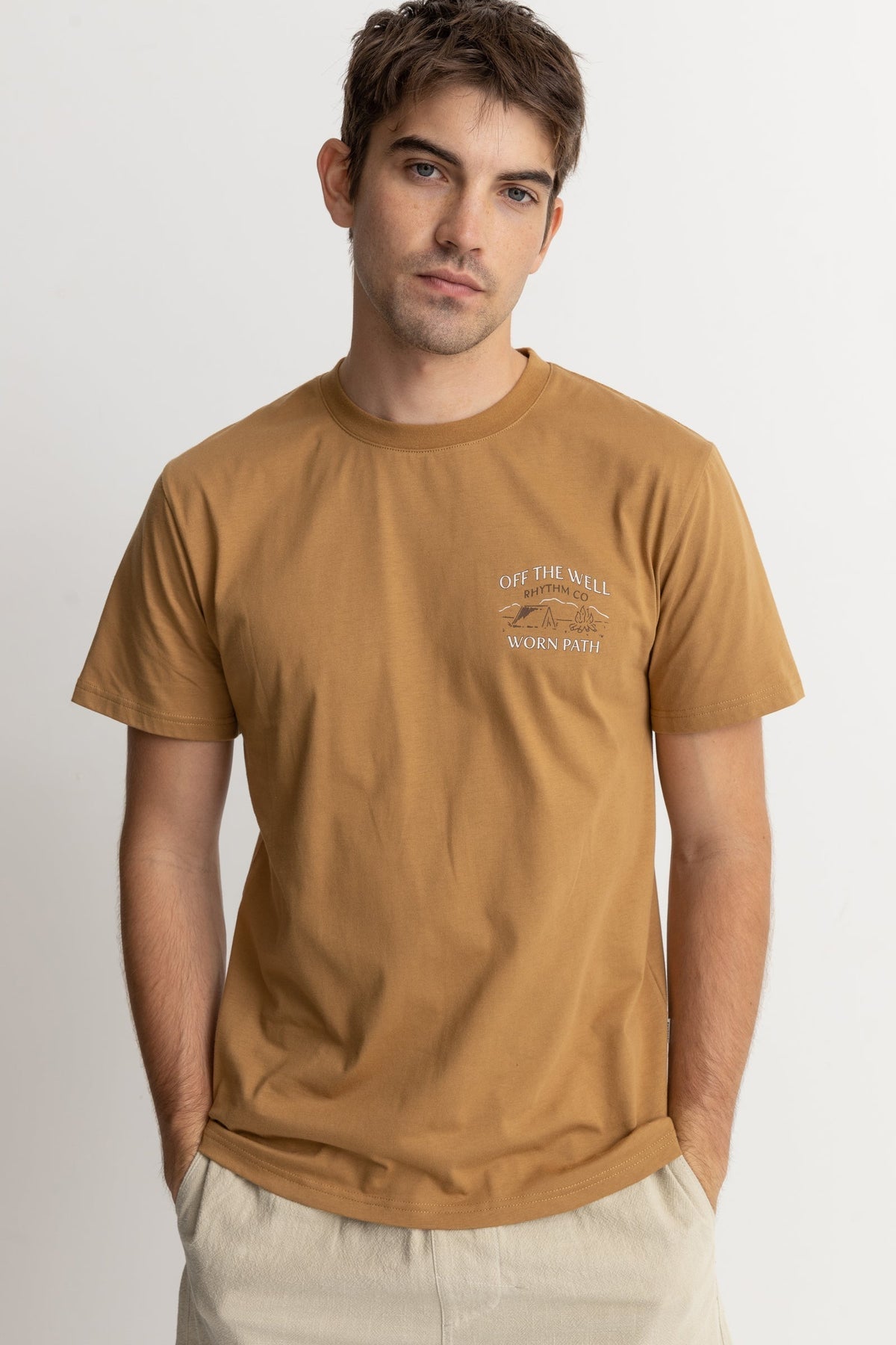 Wilderness Tee - CAMEL