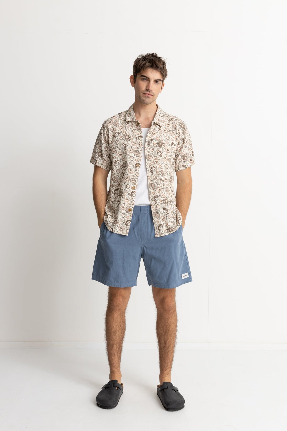 Raya Paisley Short Sleeve - NATURAL