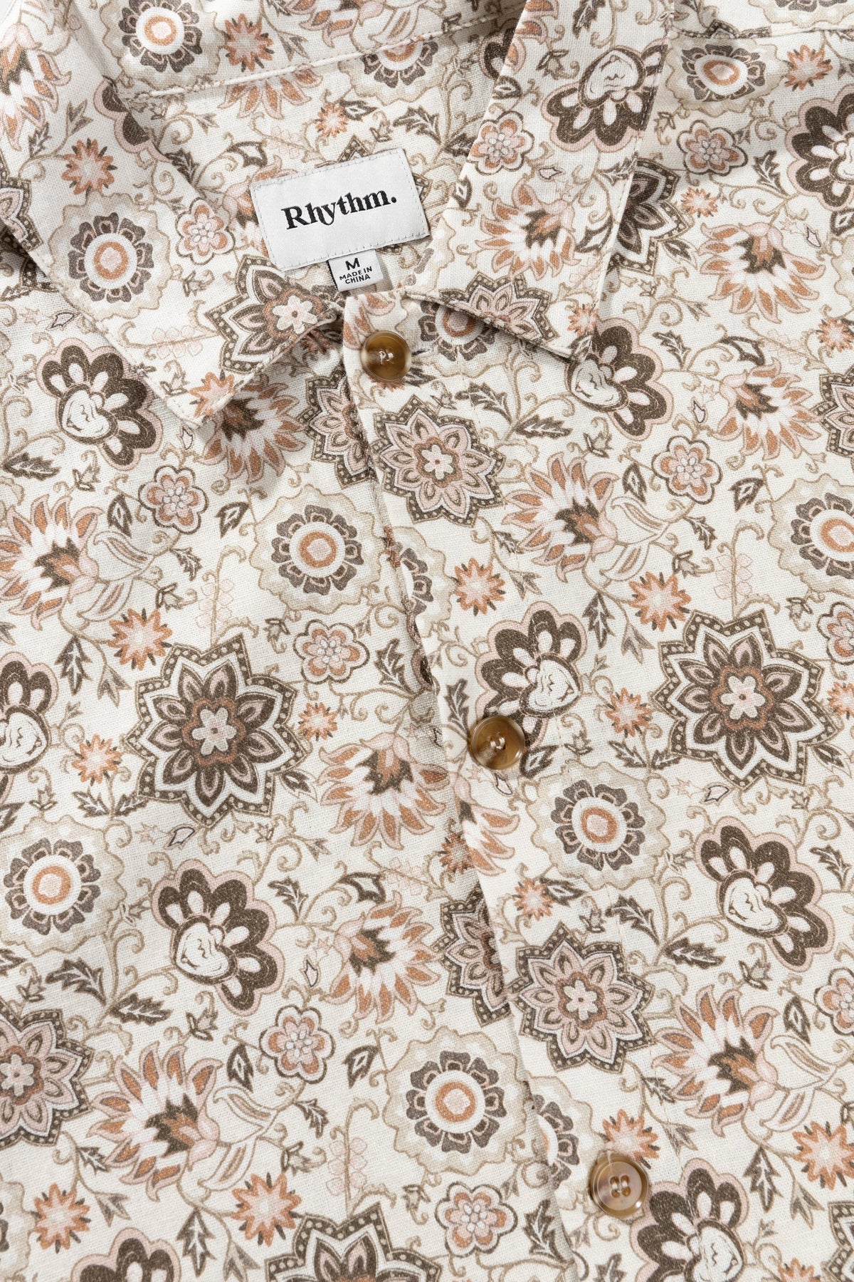 Raya Paisley Short Sleeve - NATURAL