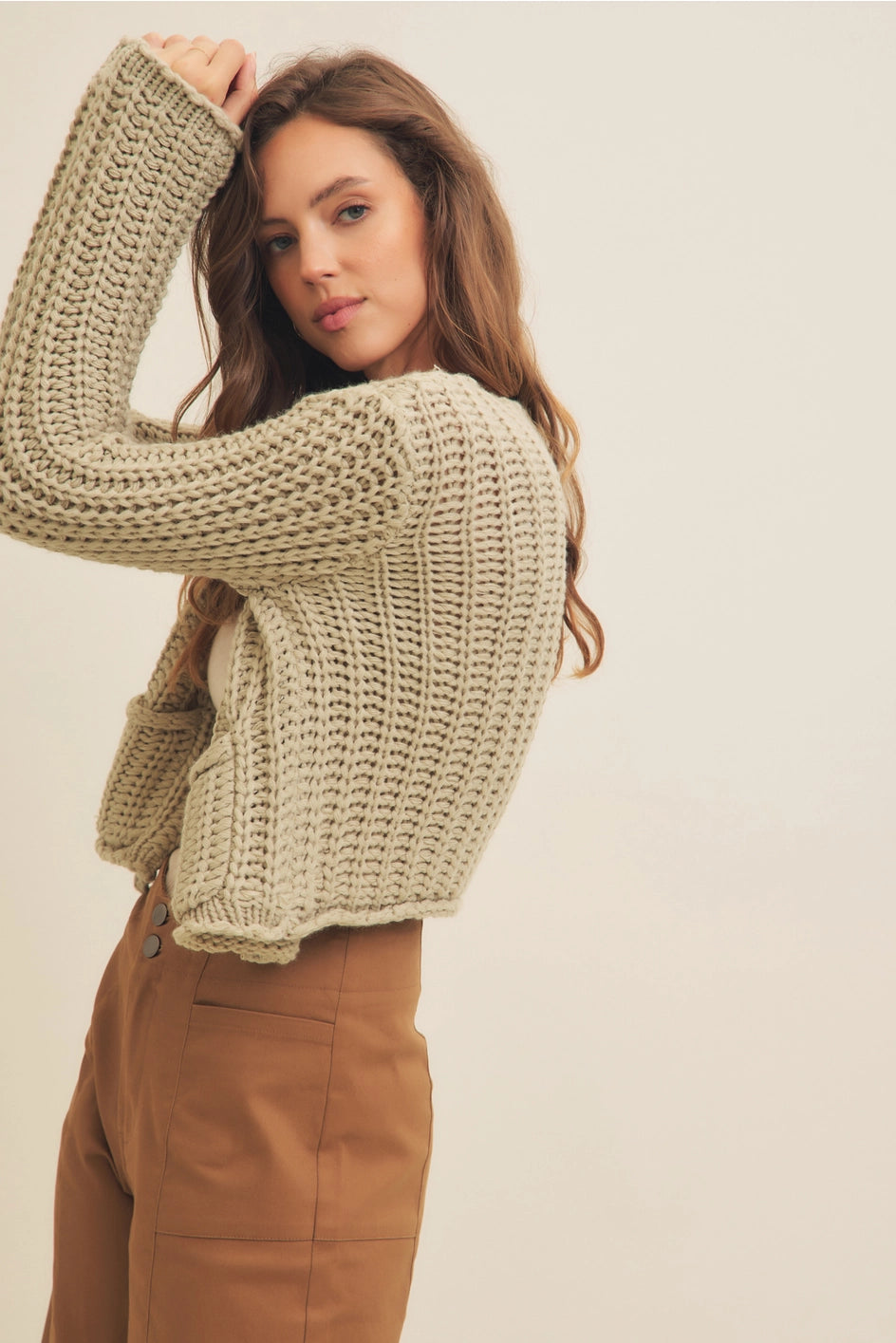 Stoney Cardigan - SAGE