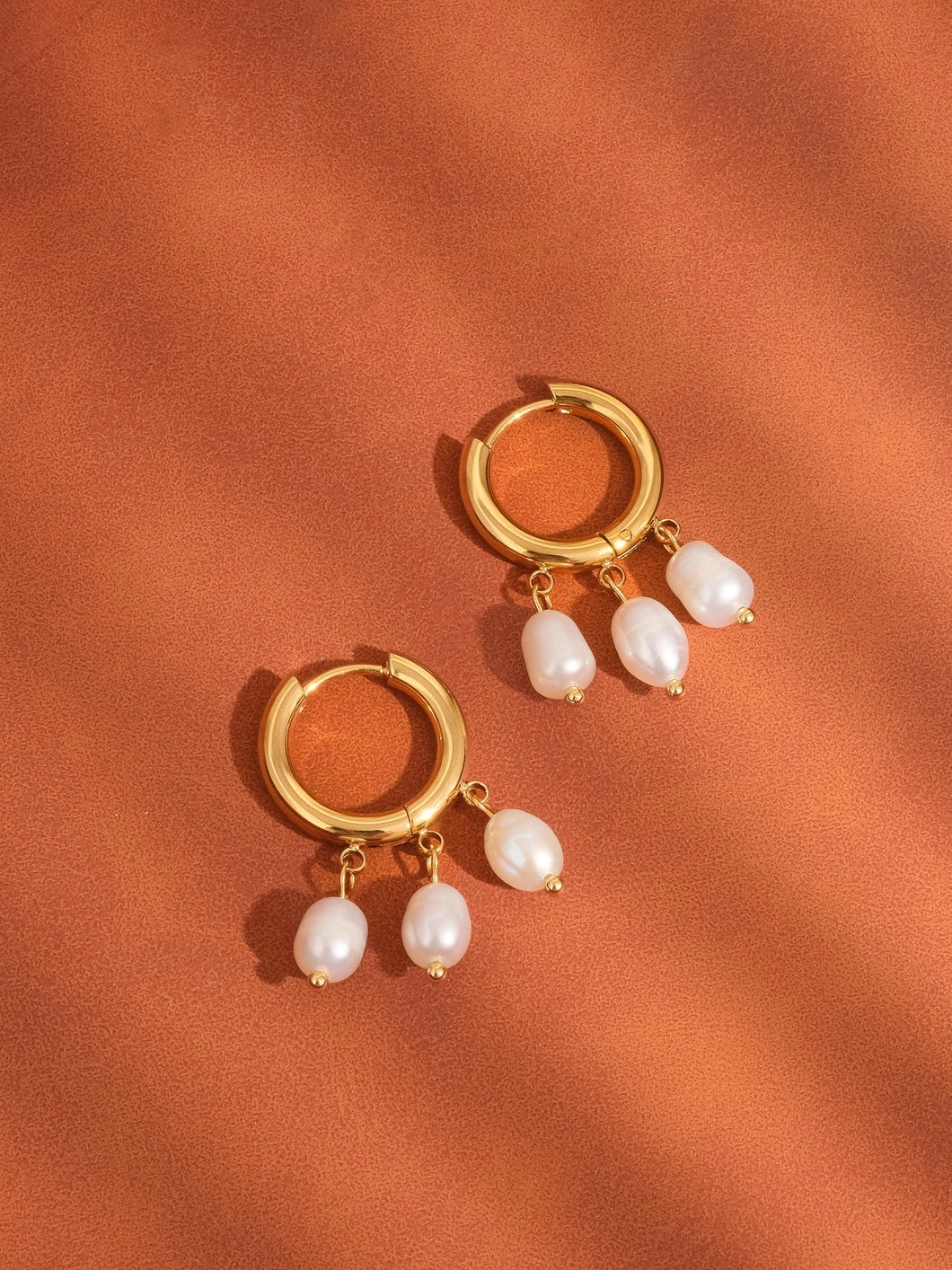 Ronan Earrings - GOLD/PEARL