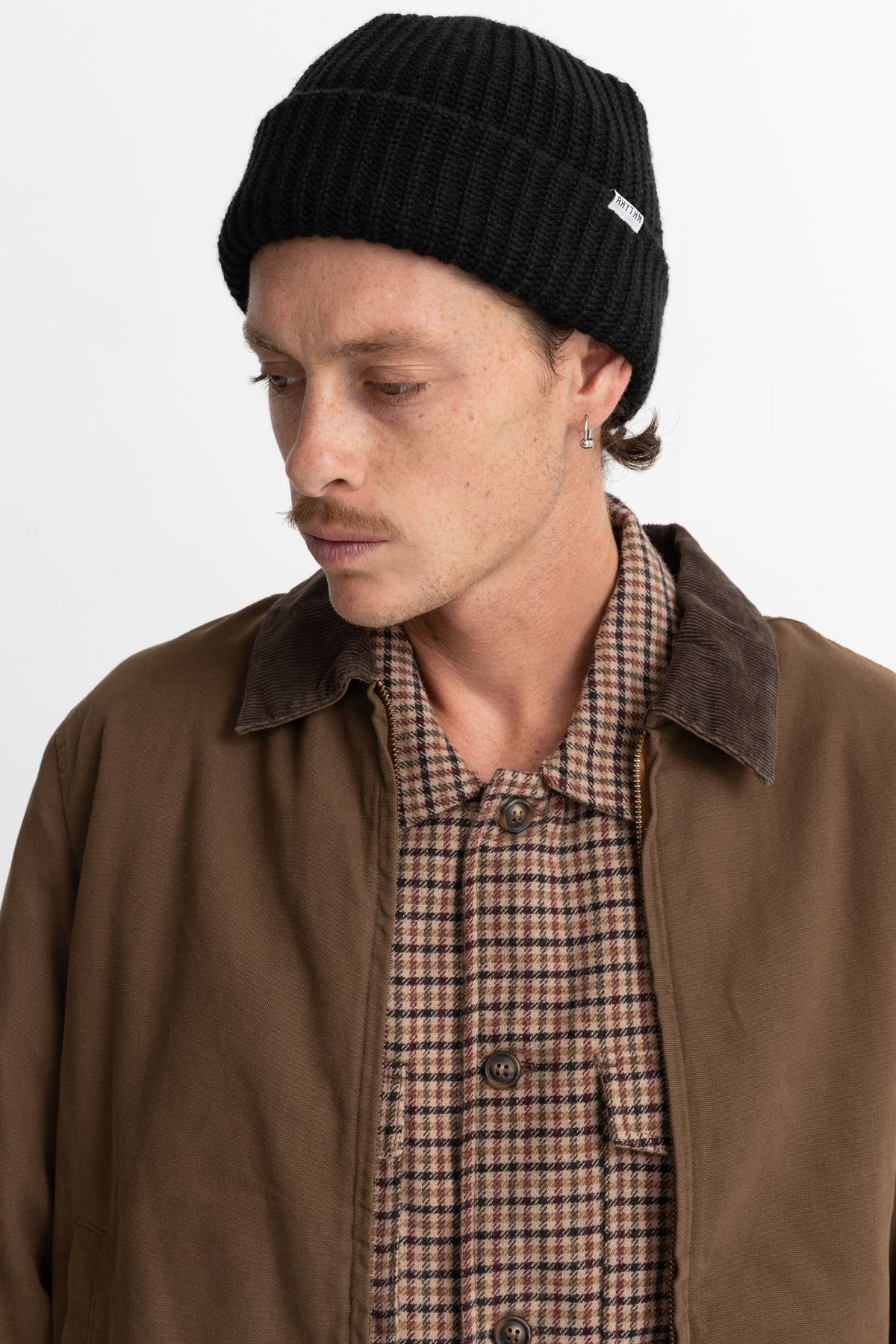 Worn Path Beanie - BLACK