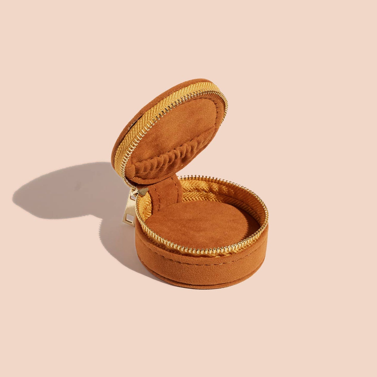 Mini Jewelry Travel Case - BURNT ORANGE