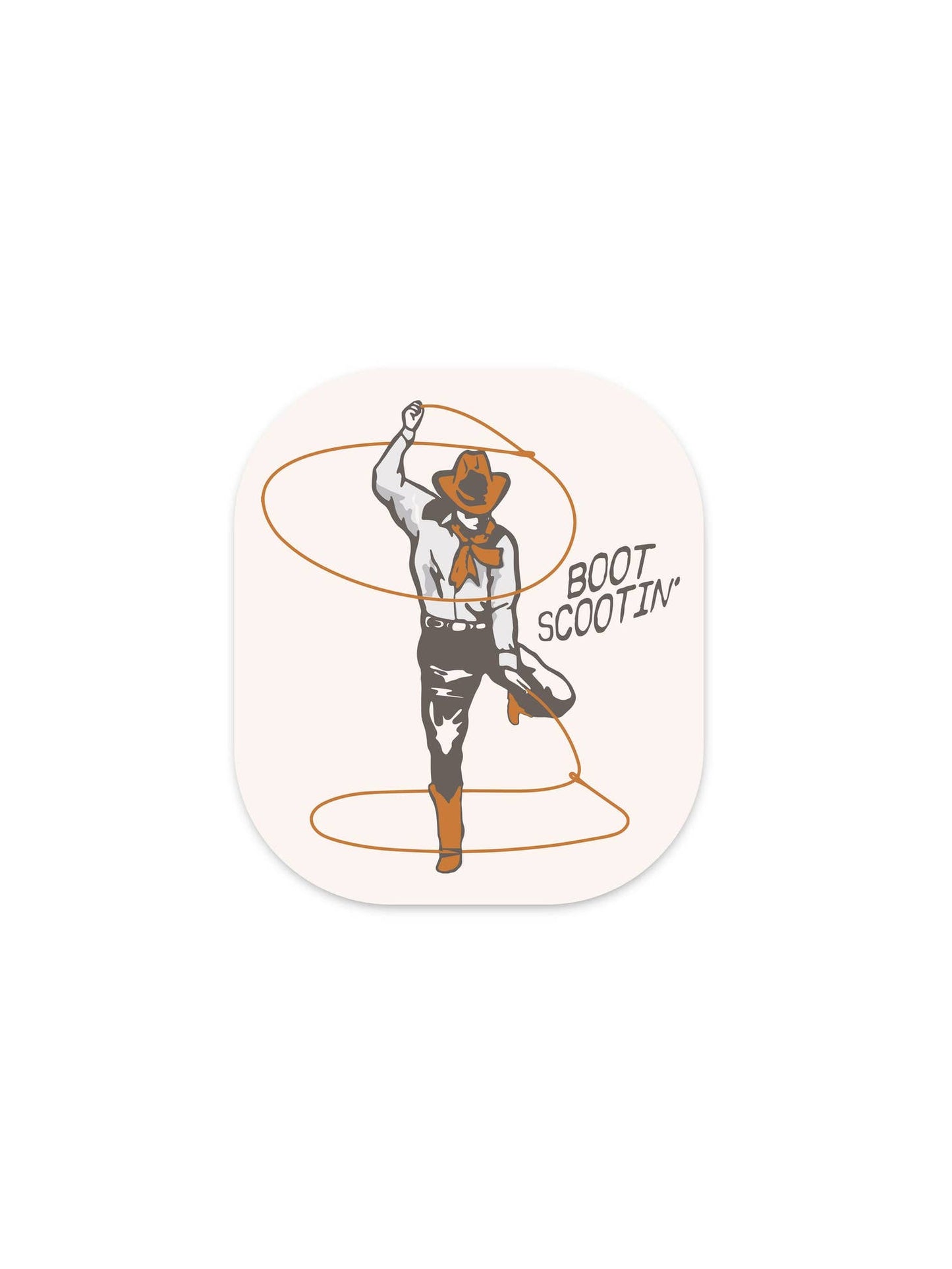 Boot Scootin' Sticker