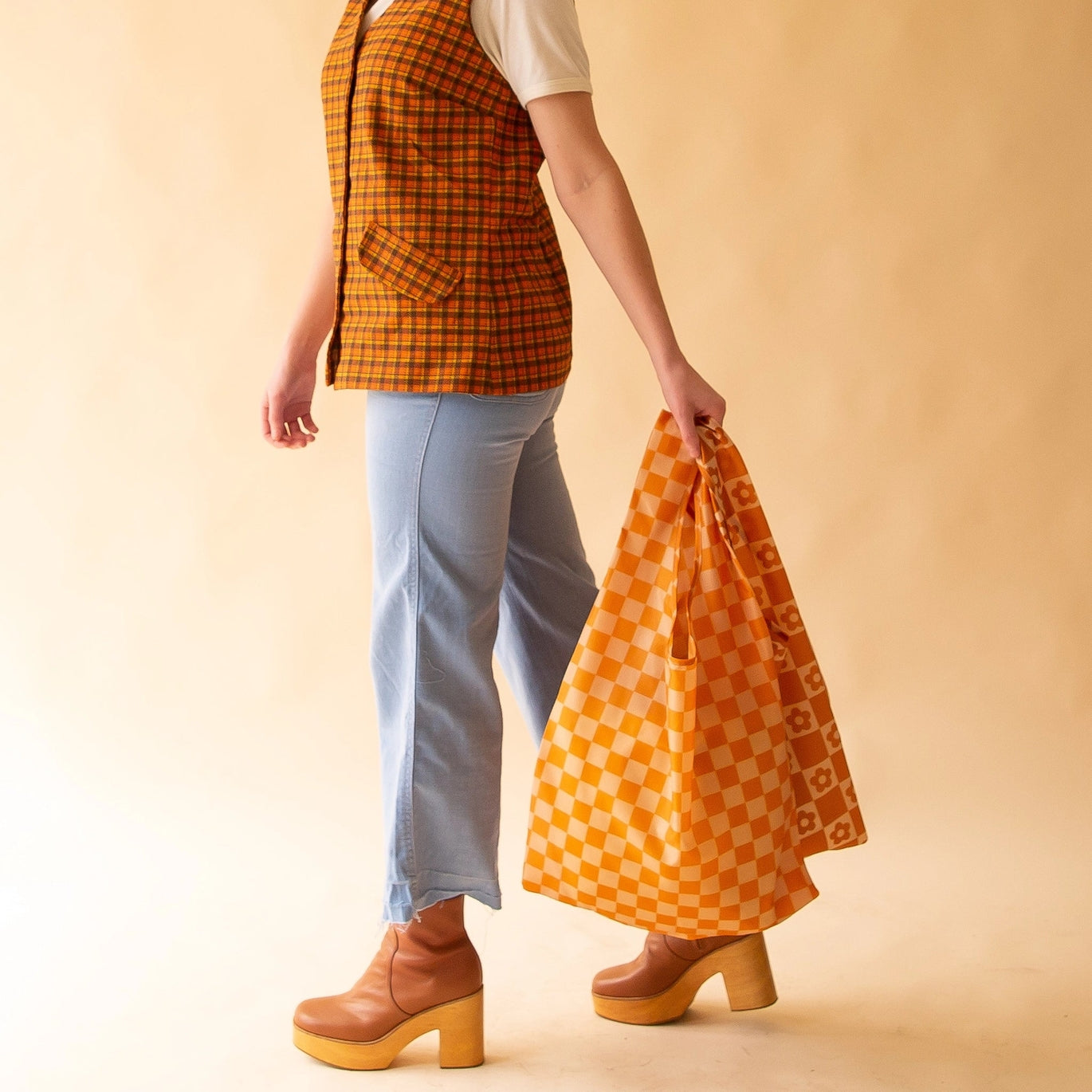 Checker Reusable Bag - PLAYA