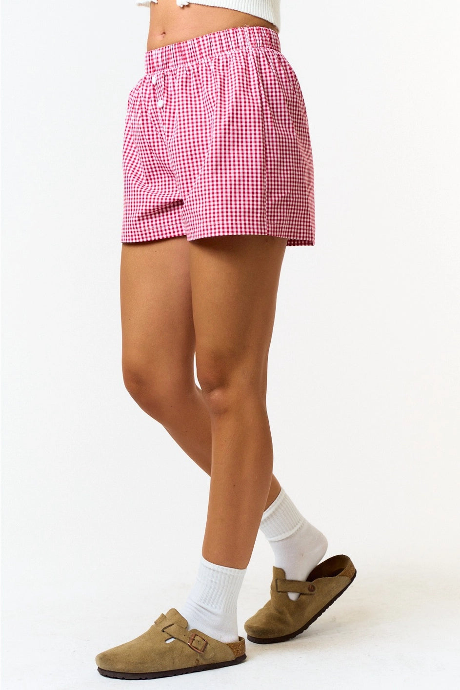Boxer Shorts - RED GINGHAM