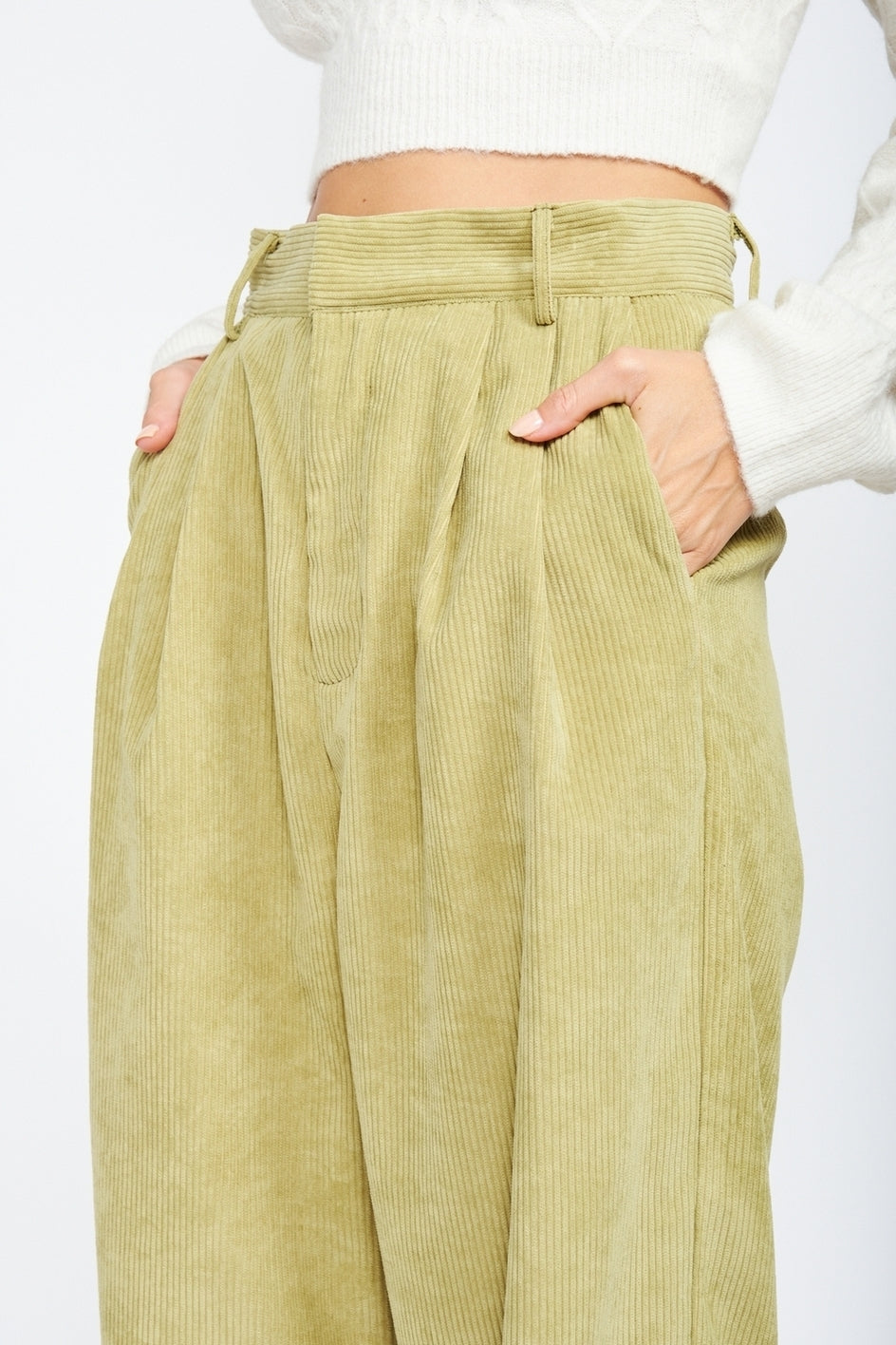 Tribeca Cord Pants - SAGE