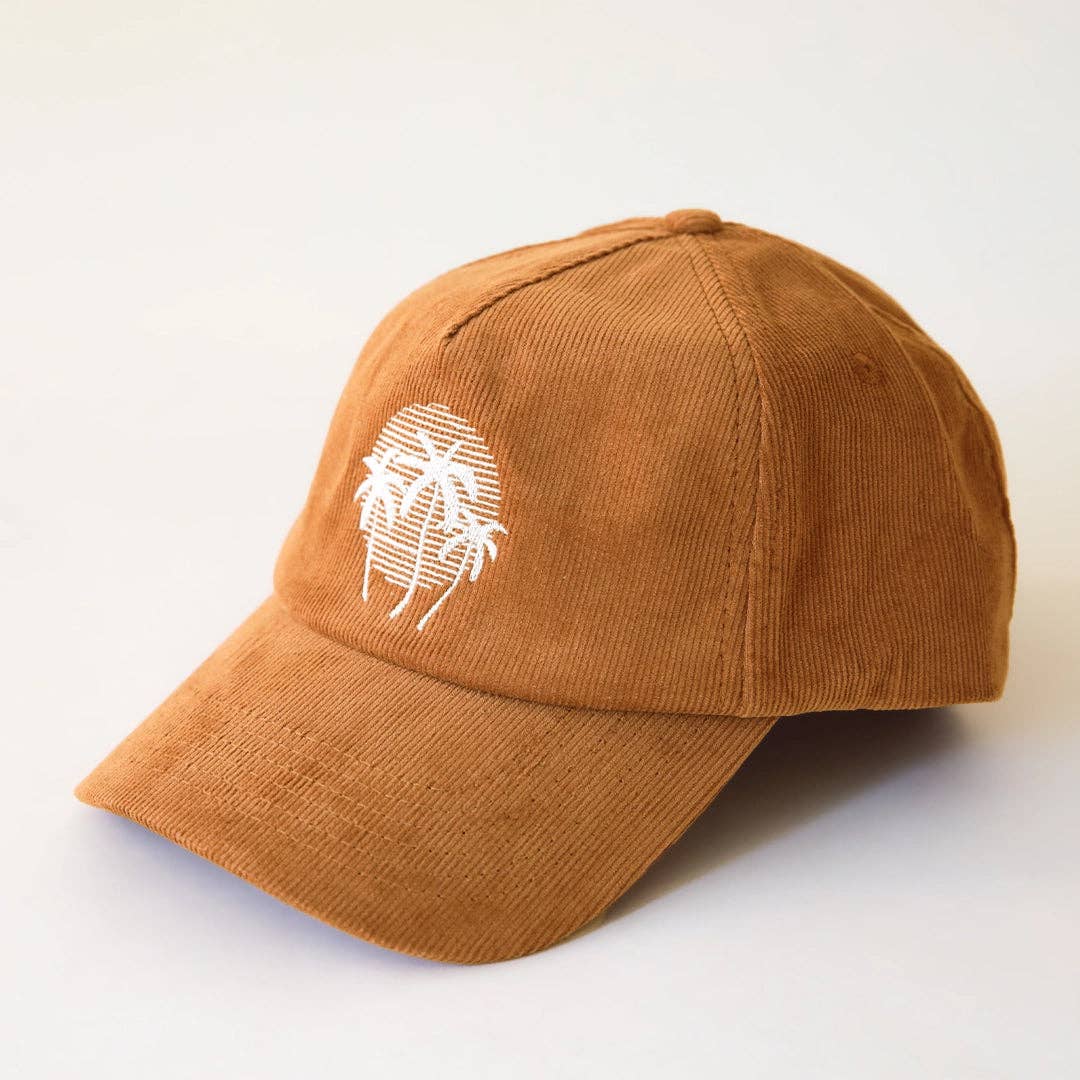 Palm Cord Snapback - TOFFEE