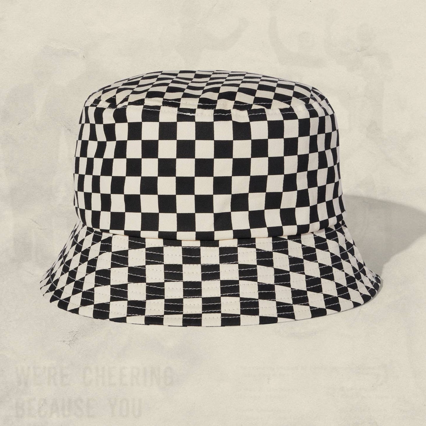 Checkerboard Bucket Hat