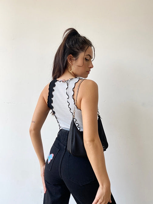 Tristan Contrast Tank - CEMENT