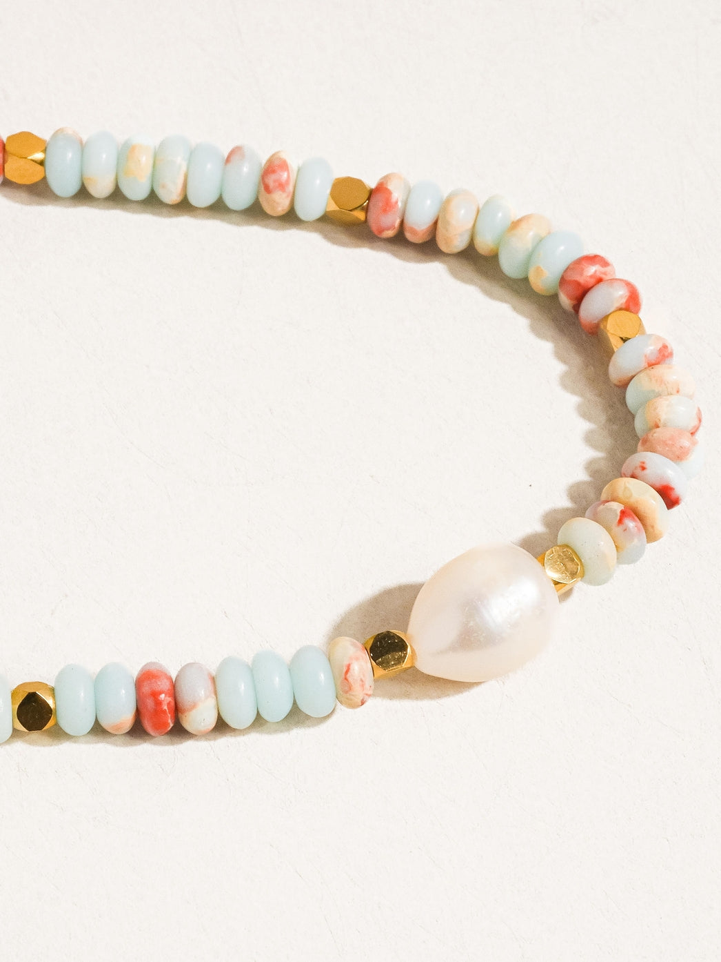 Hilary Boho Beaded Necklace - 16"