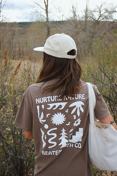 Doodles Tee - LIGHT BROWN