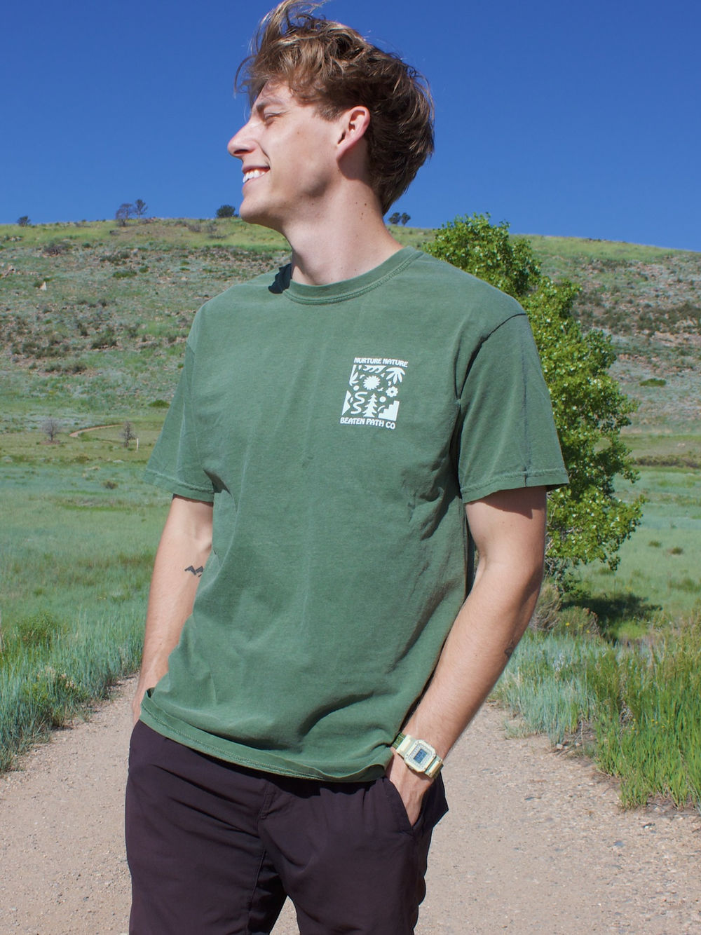 Doodles Tee - GREEN