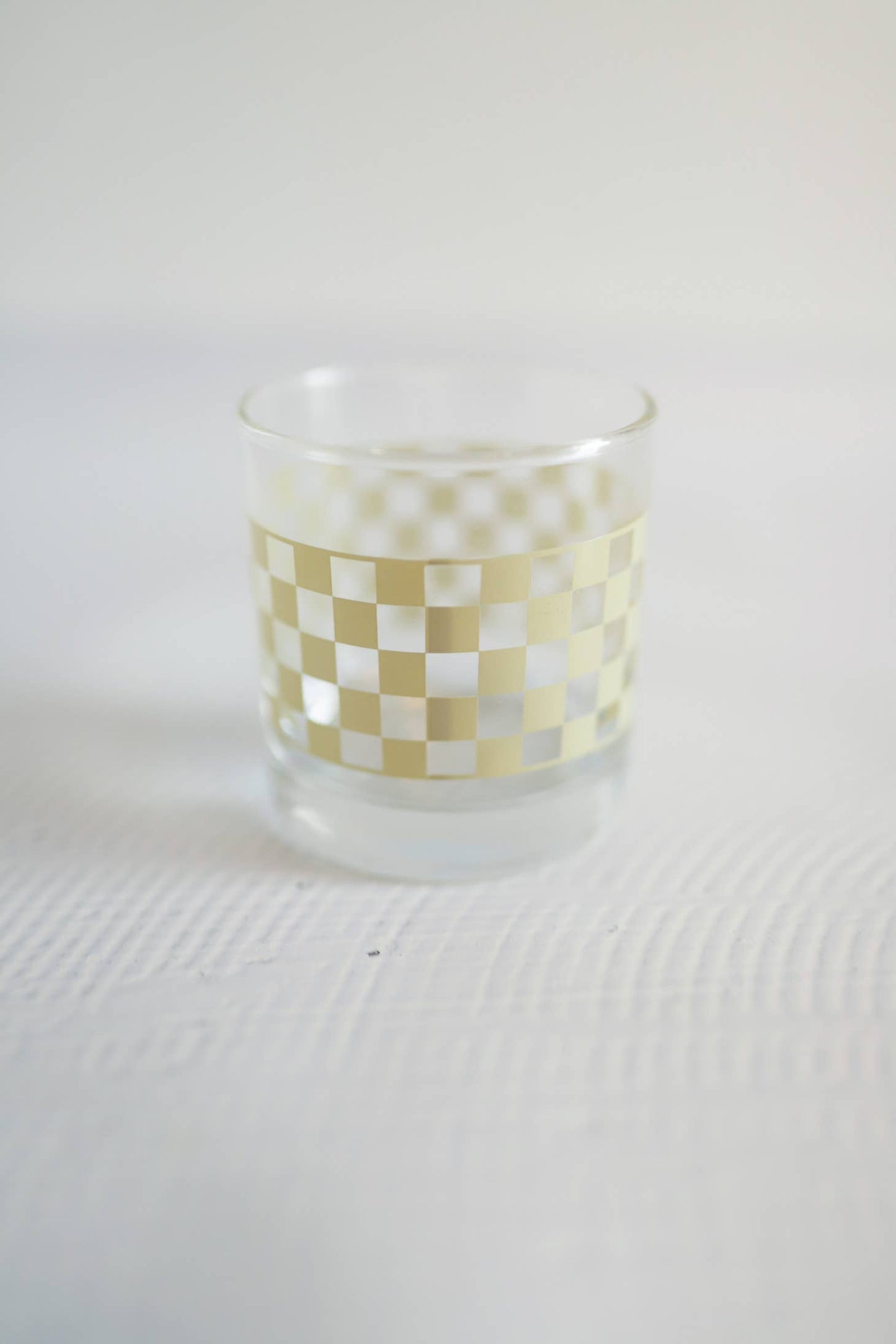 Checkered Rocks Glass