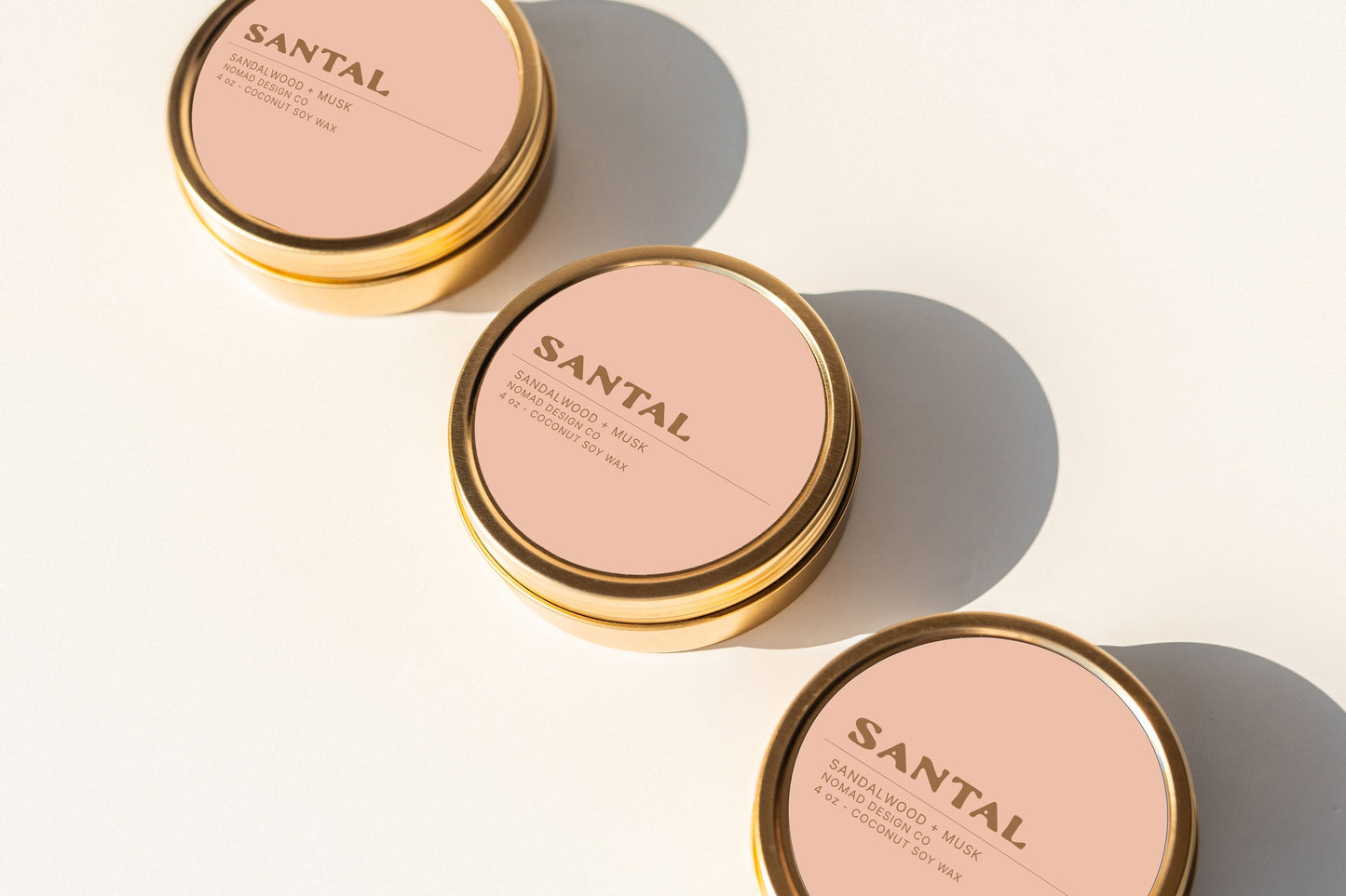 Santal Tin Candle - 4oz