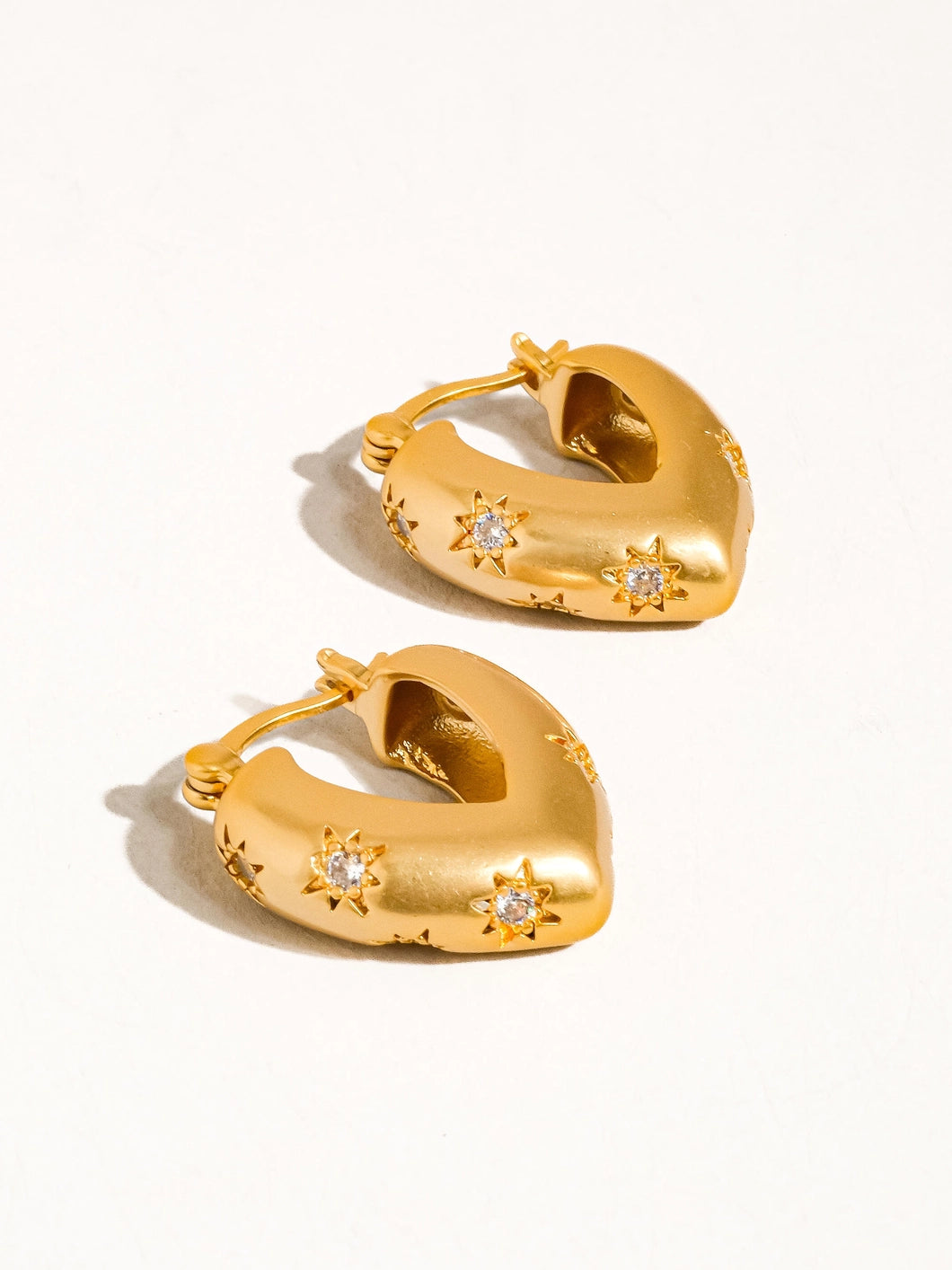 Desi Earrings - GOLD/CZ