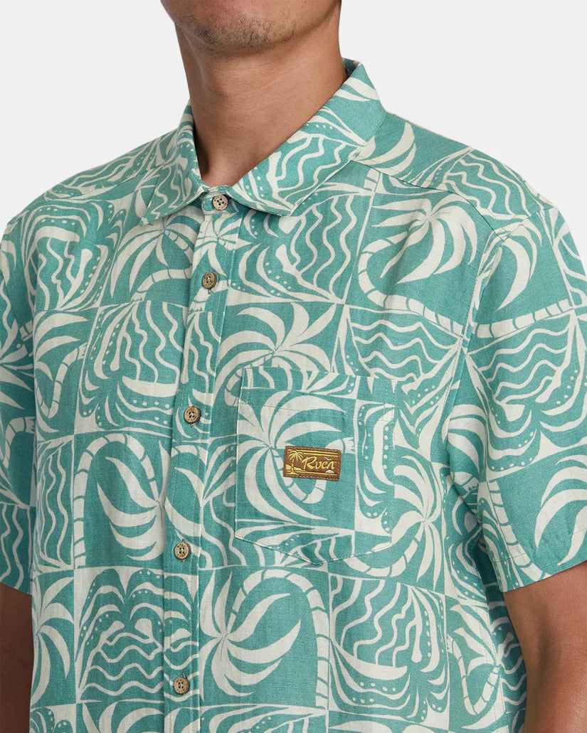Exotica Woven Shirt - GRANITE GREEN