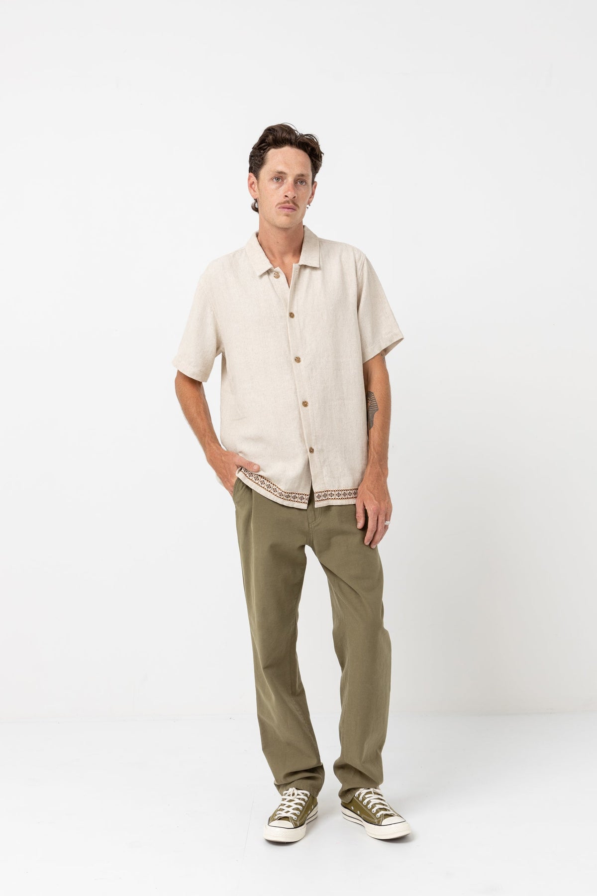 Trim Short Sleeve - NATURAL