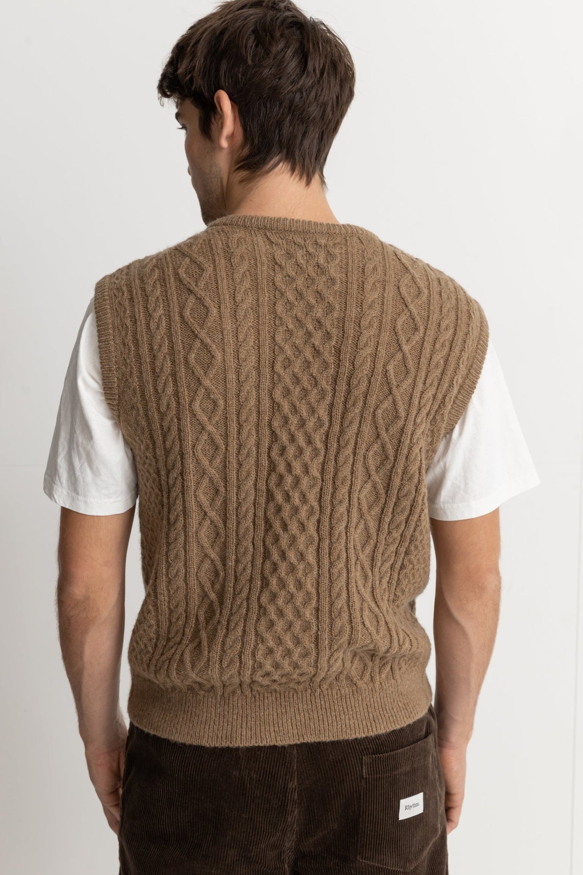 Mohair Knit Vest - SAND