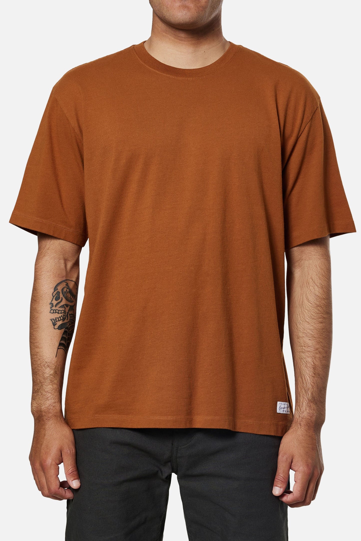 Box Fit Heritage Tee - CARAMEL