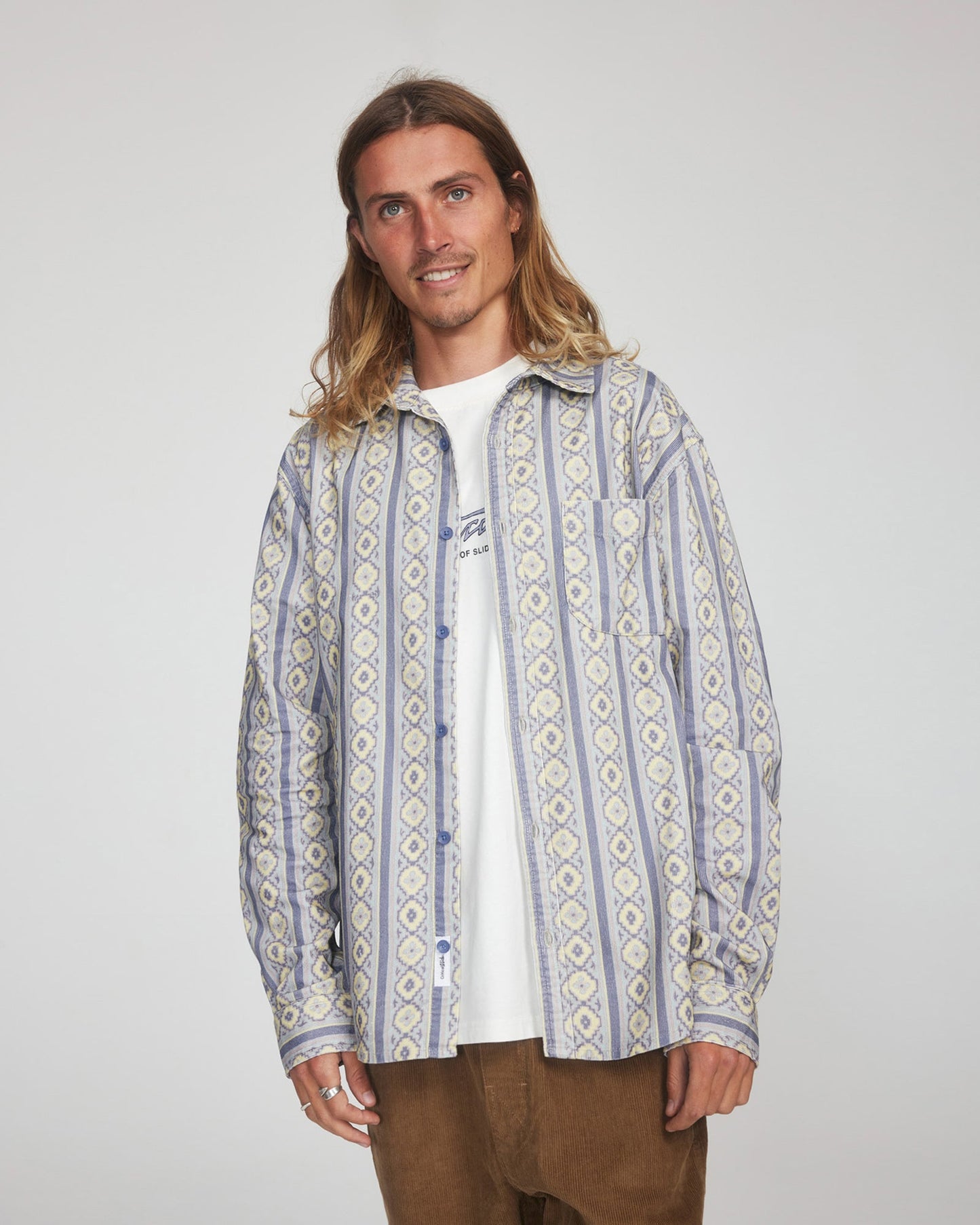 Brine Cord Shirt - LIGHT BLUE