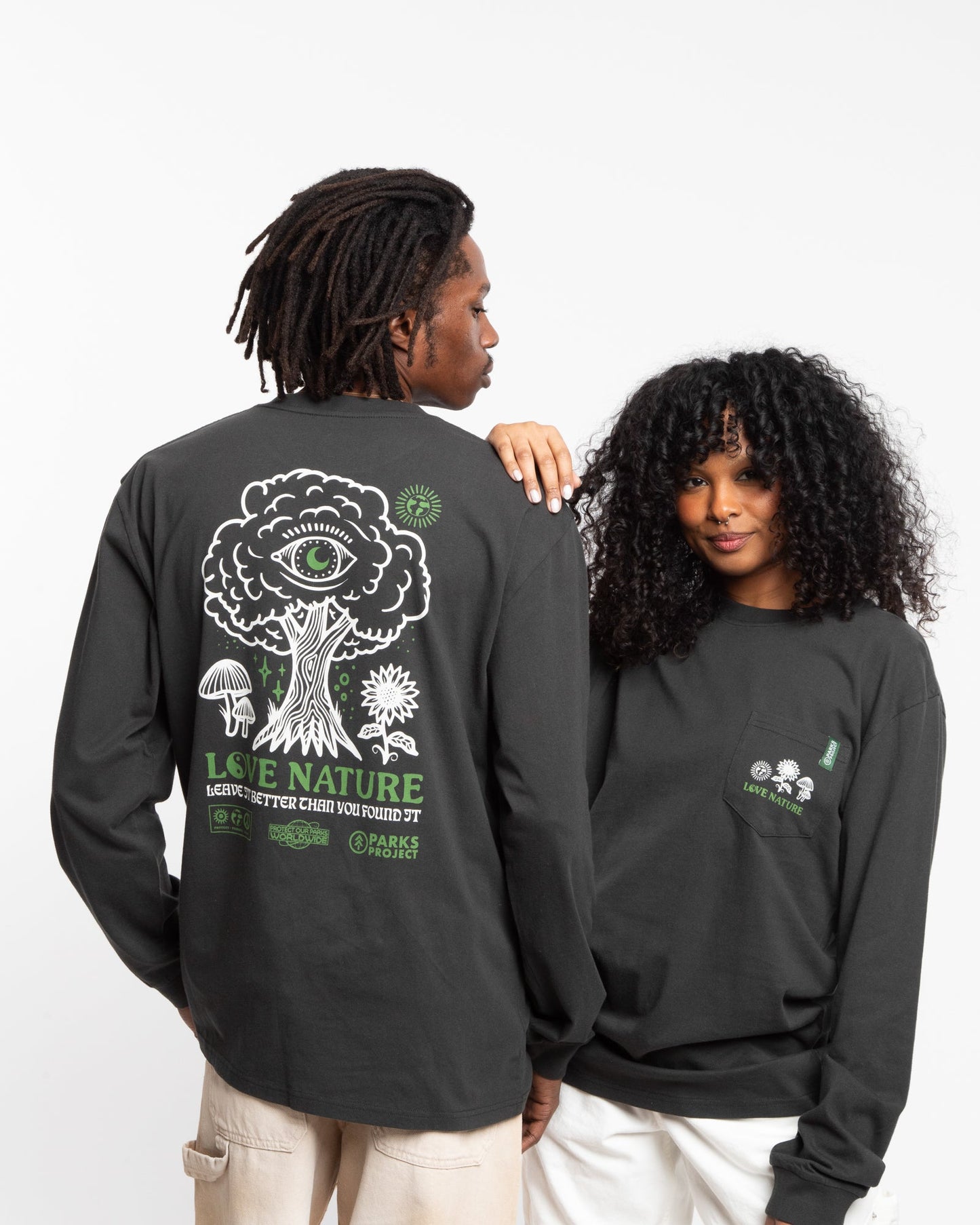 Love Nature Long Sleeve - BLACK