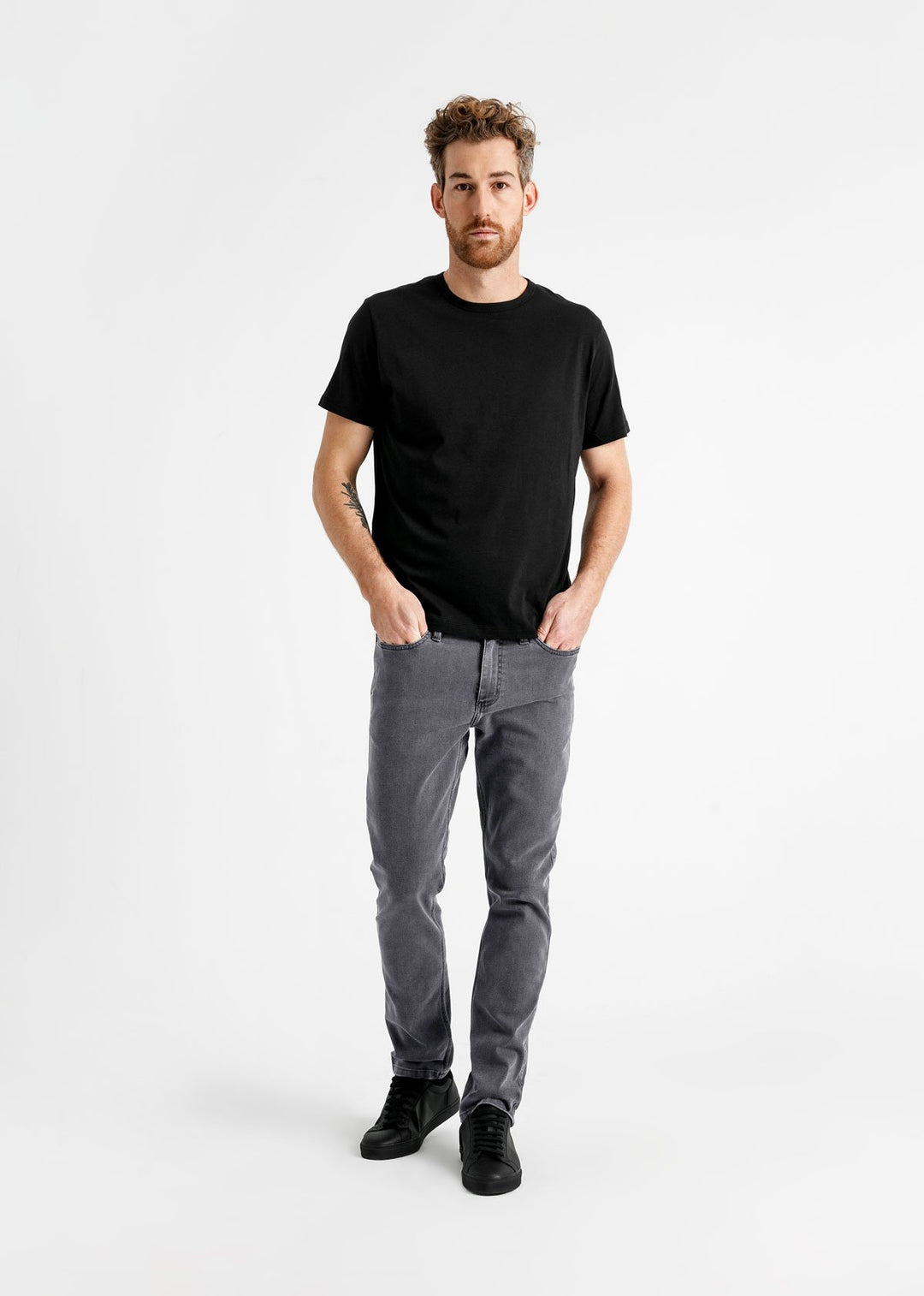 Performance Denim Slim - AGED GREY