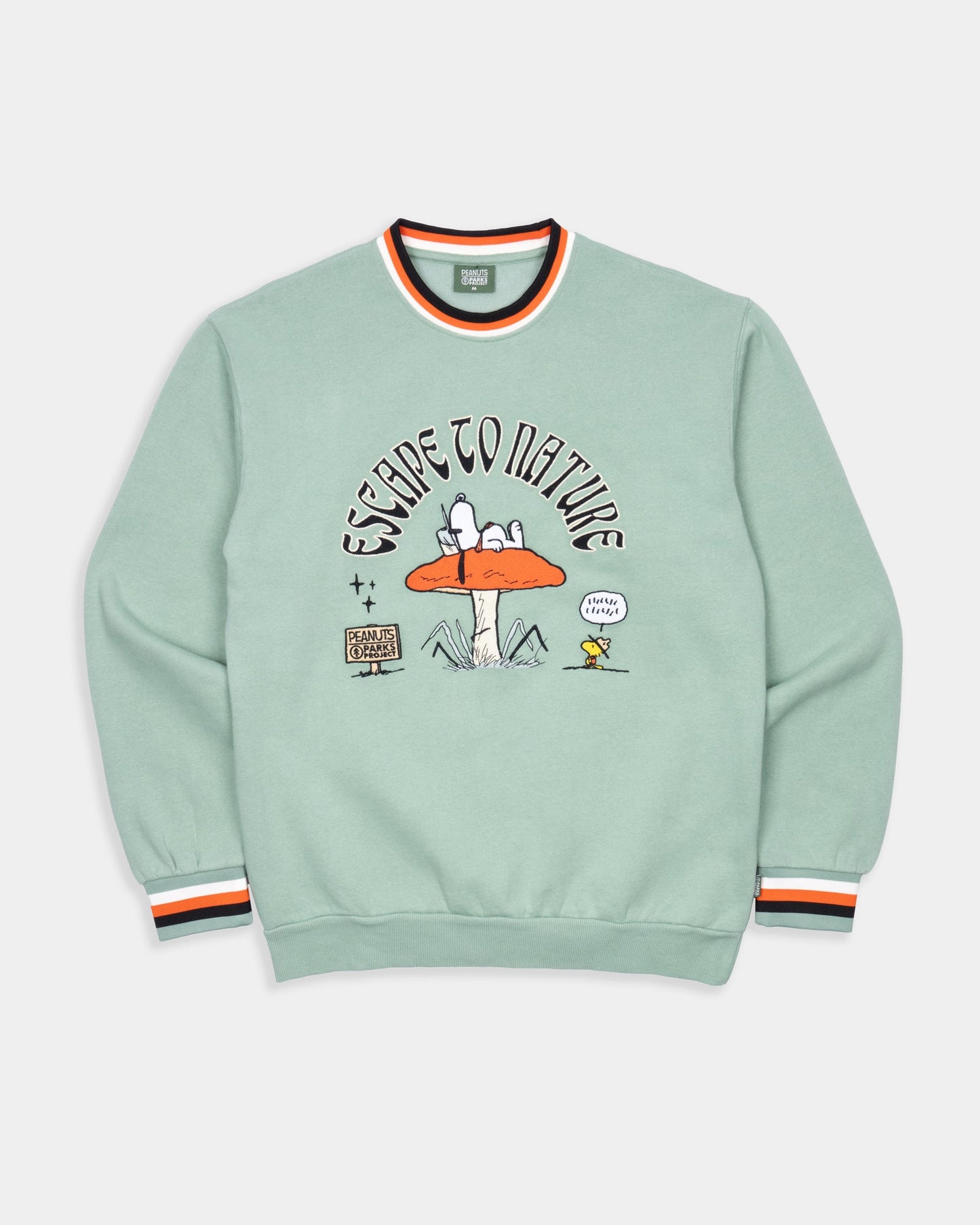 Peanuts Escape To Nature Crewneck - GREEN/TIGER