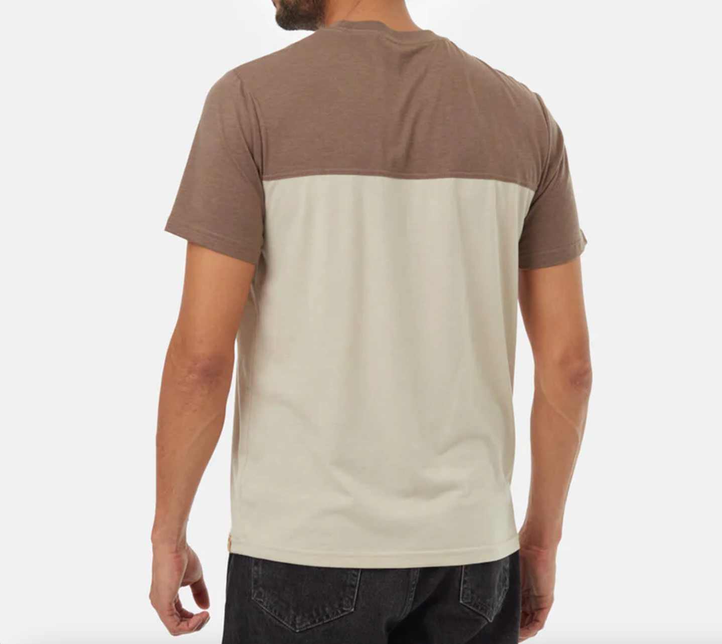 Blocked Pocket Tee - FOSSIL