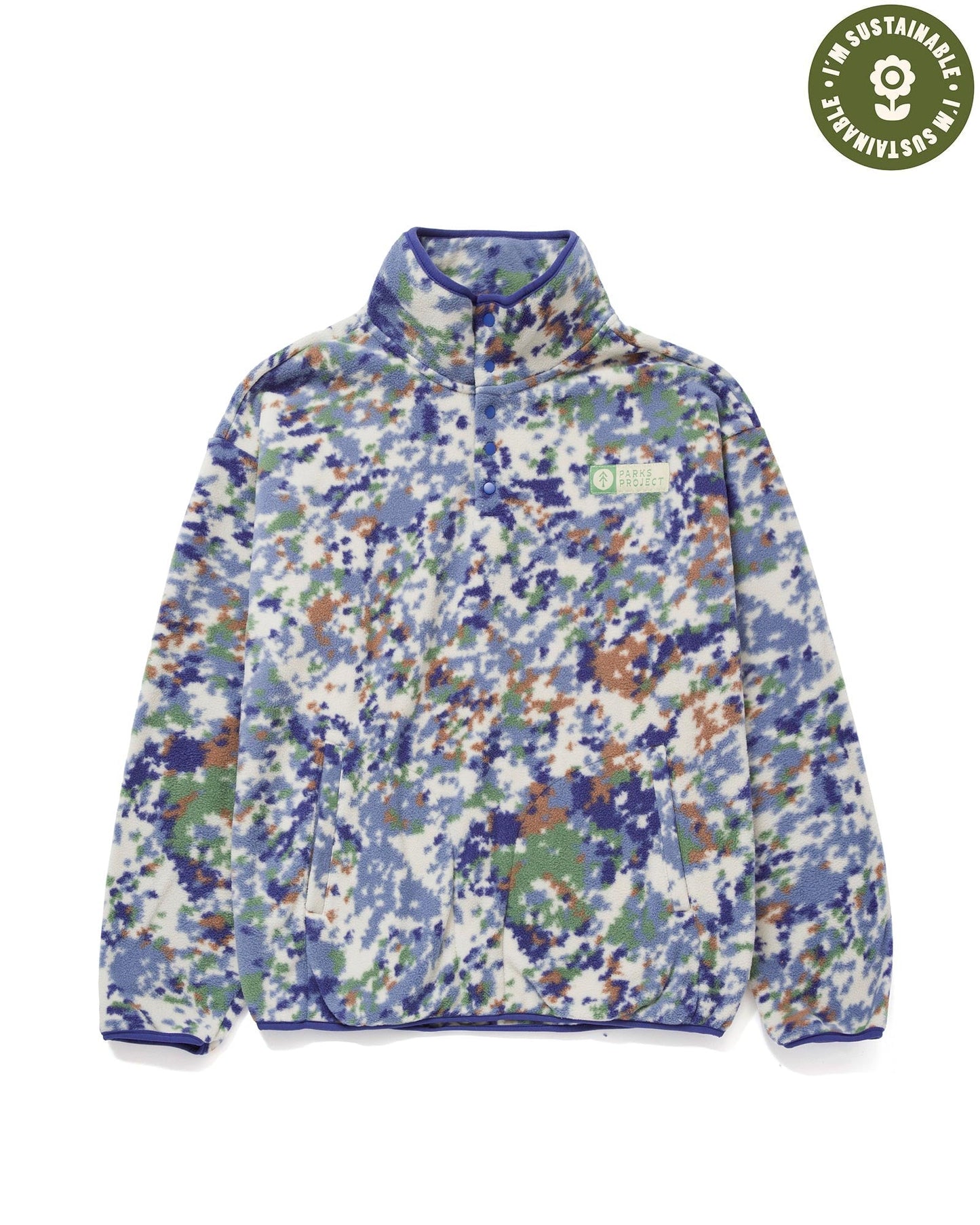 Yosemite Rocks Trail Fleece - BLUE MULTI