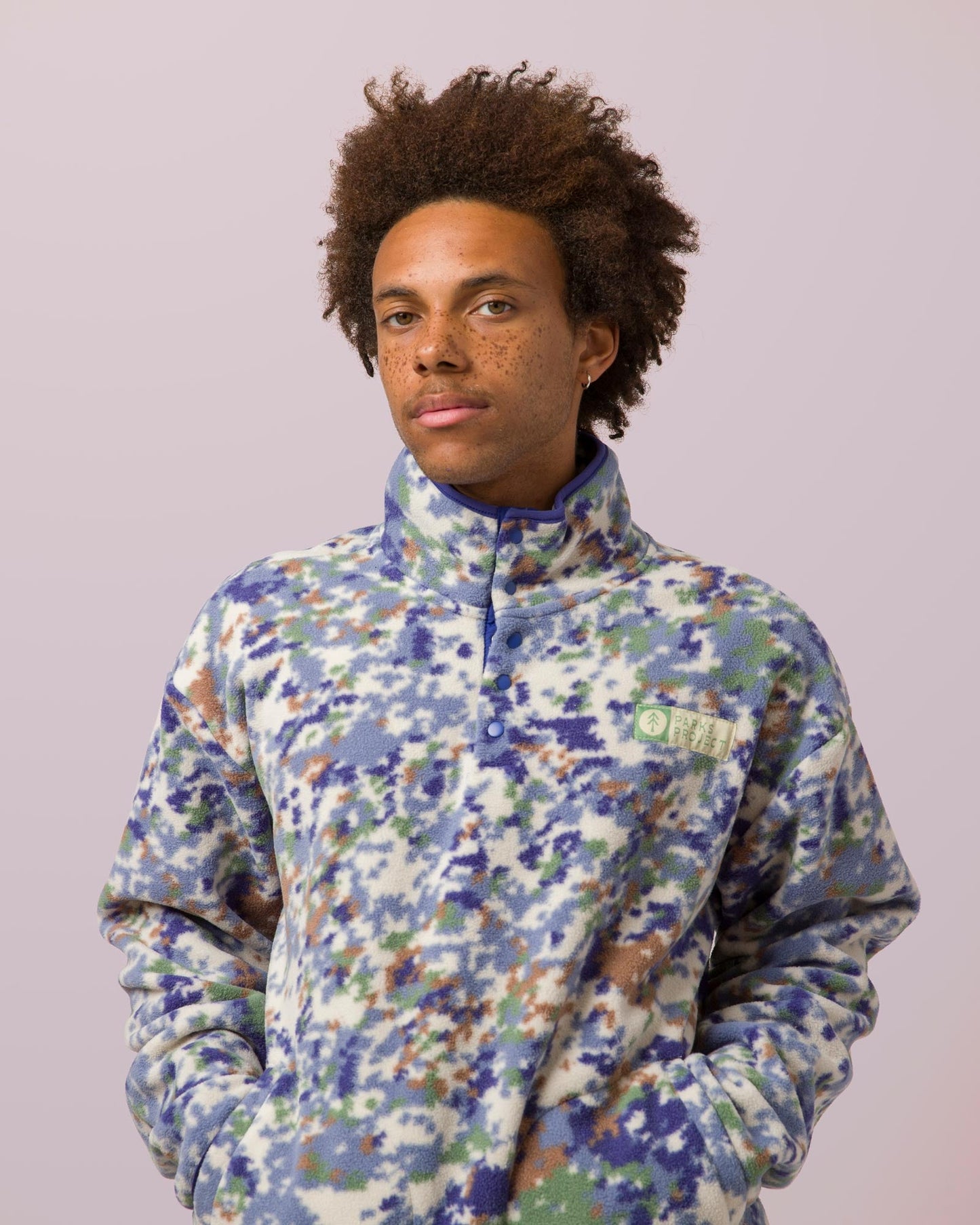 Yosemite Rocks Trail Fleece - BLUE MULTI