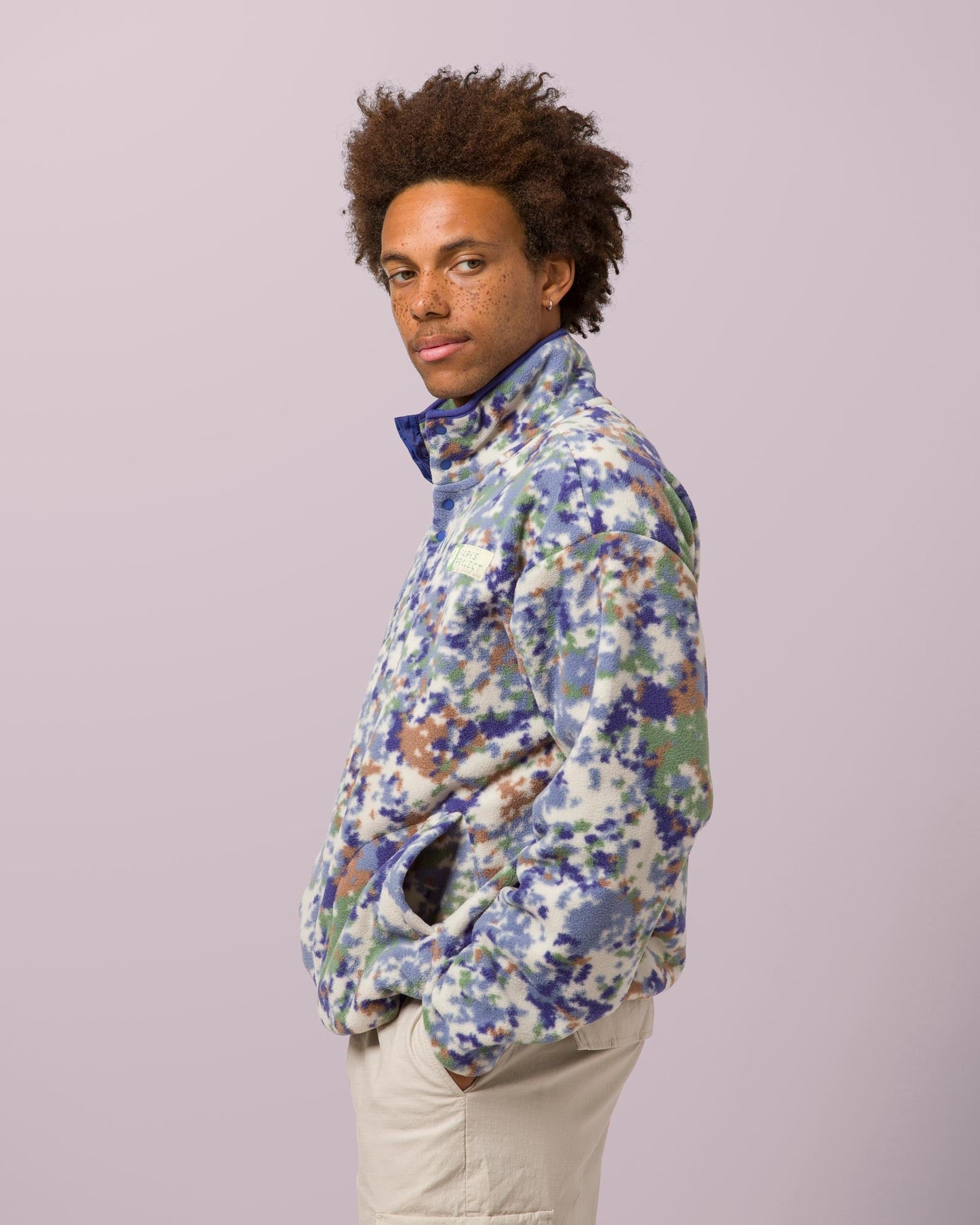 Yosemite Rocks Trail Fleece - BLUE MULTI