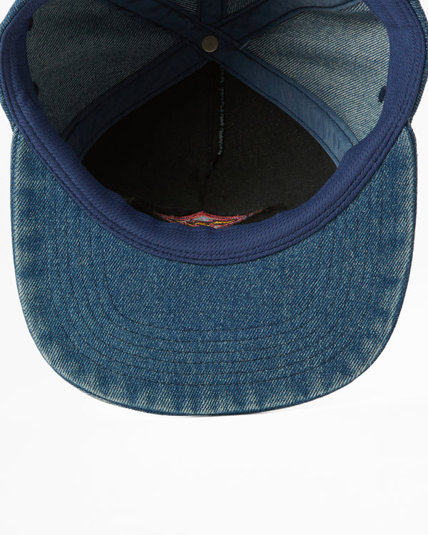Heritage Strapback Baseball Hat - INDIGO