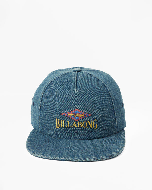 Heritage Strapback Baseball Hat - INDIGO