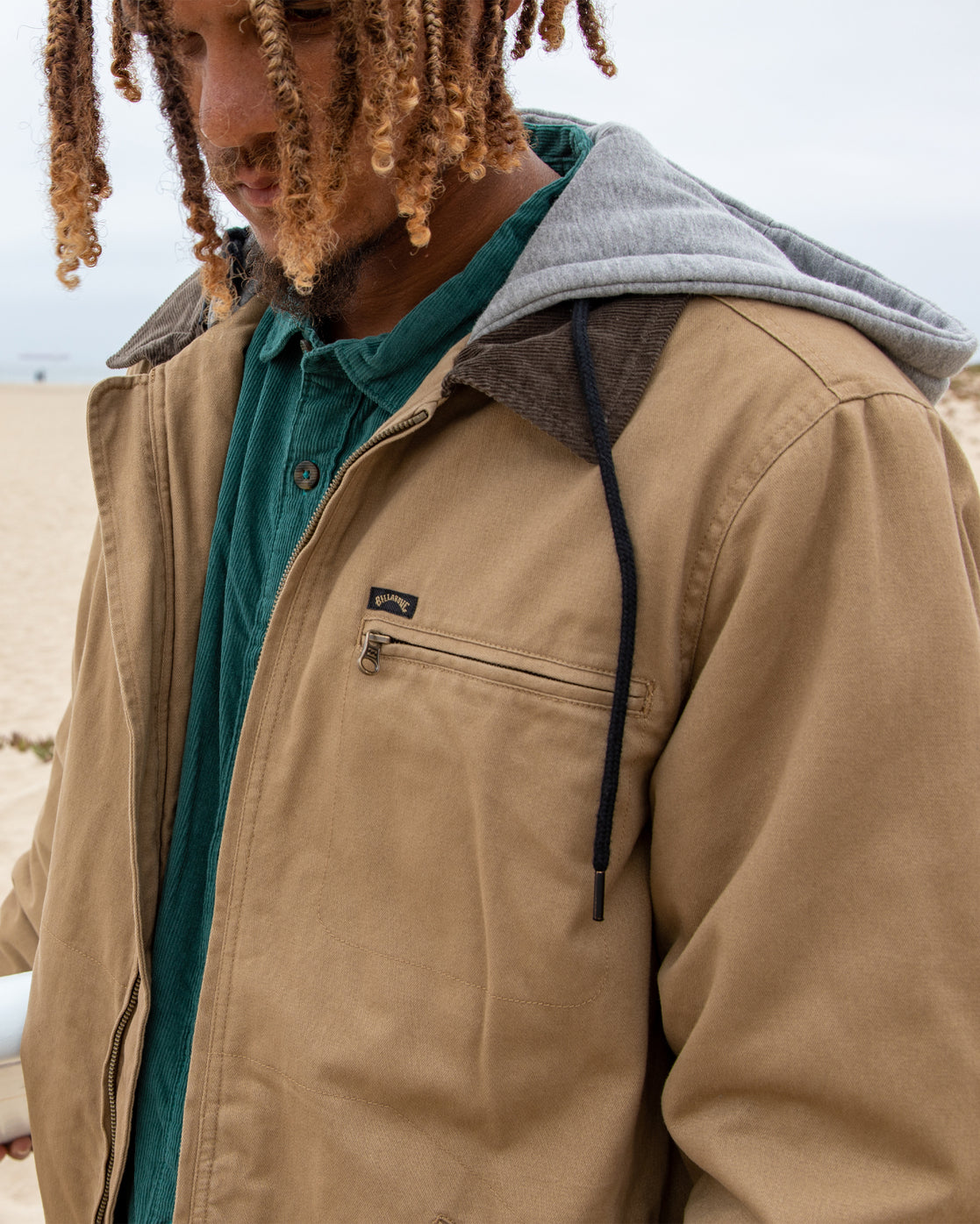 Barlow Hooded Jacket - CLAY