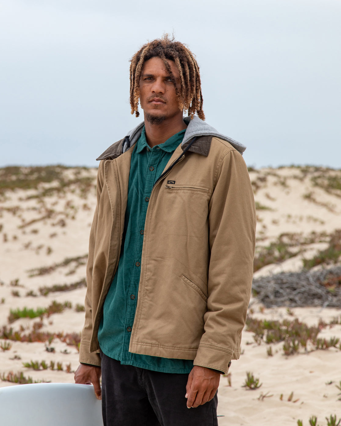 Barlow Hooded Jacket - CLAY