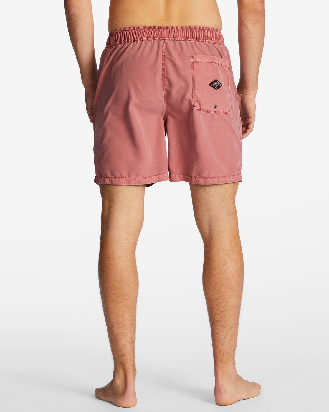 All Day Layback Overdye Boardshorts - DUSTY RED