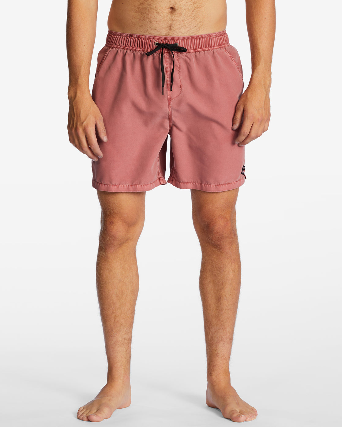 All Day Layback Overdye Boardshorts - DUSTY RED