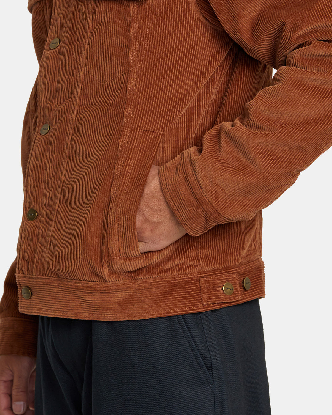 Waylon Cord Trucker Jacket - RAWHIDE