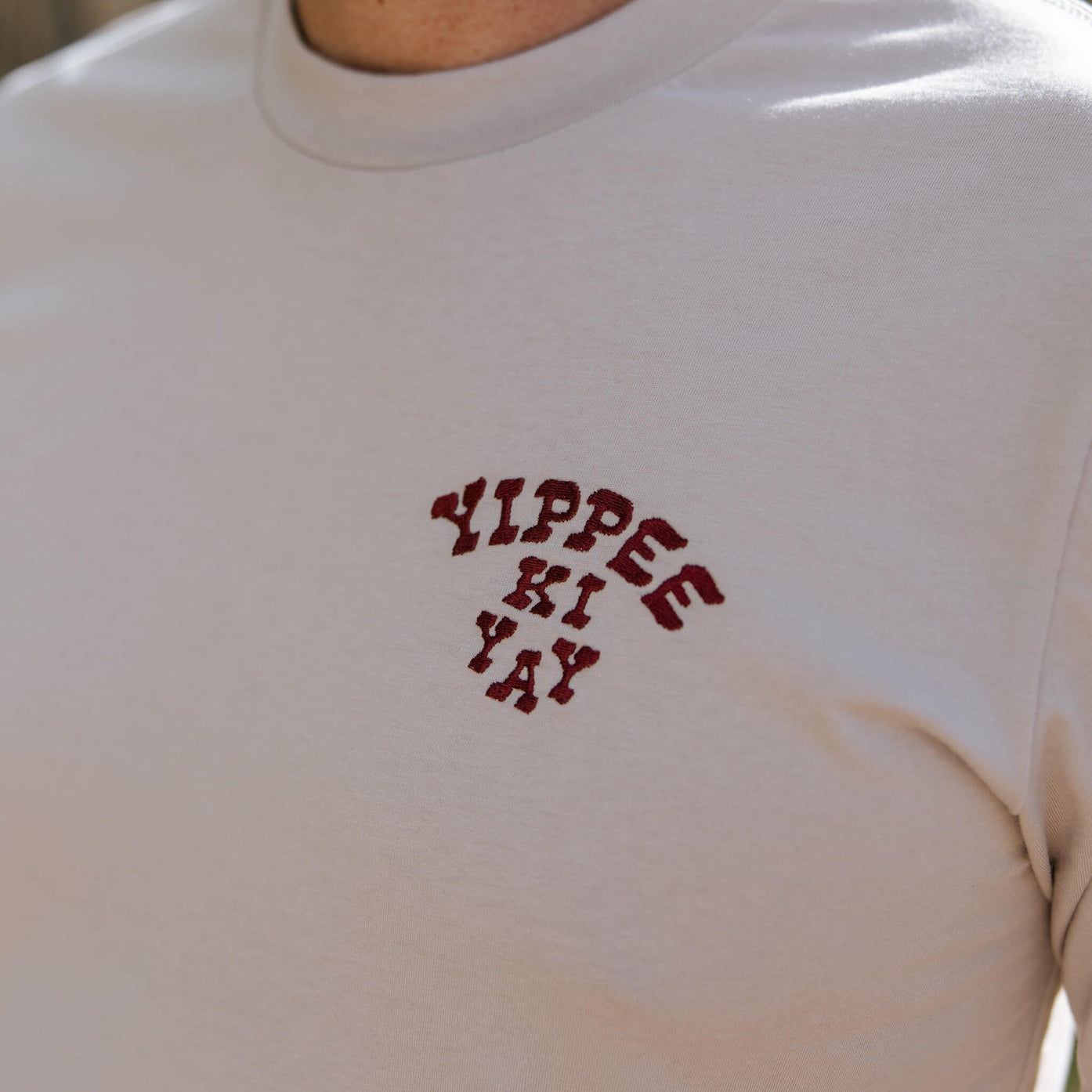 Yippee Ki Yay Tee - BEIGE