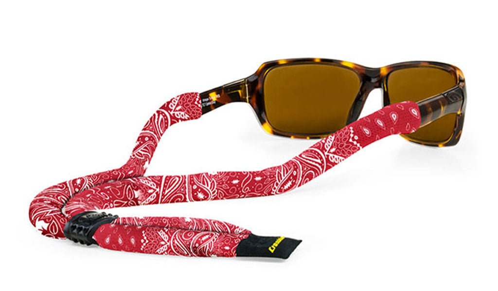 Croakies Suiters Print - BANDANA RED