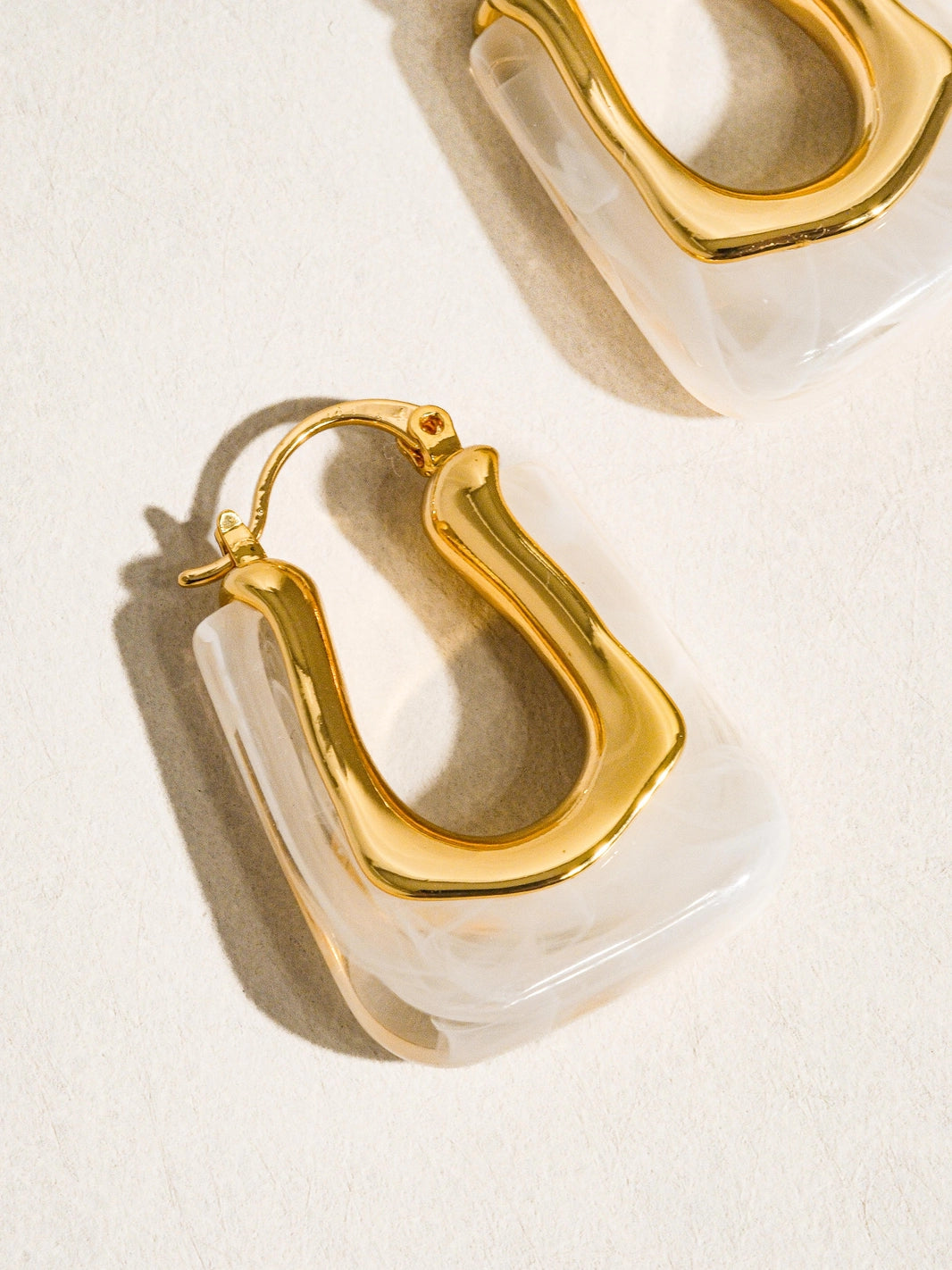 Talia Earrings - WHITE