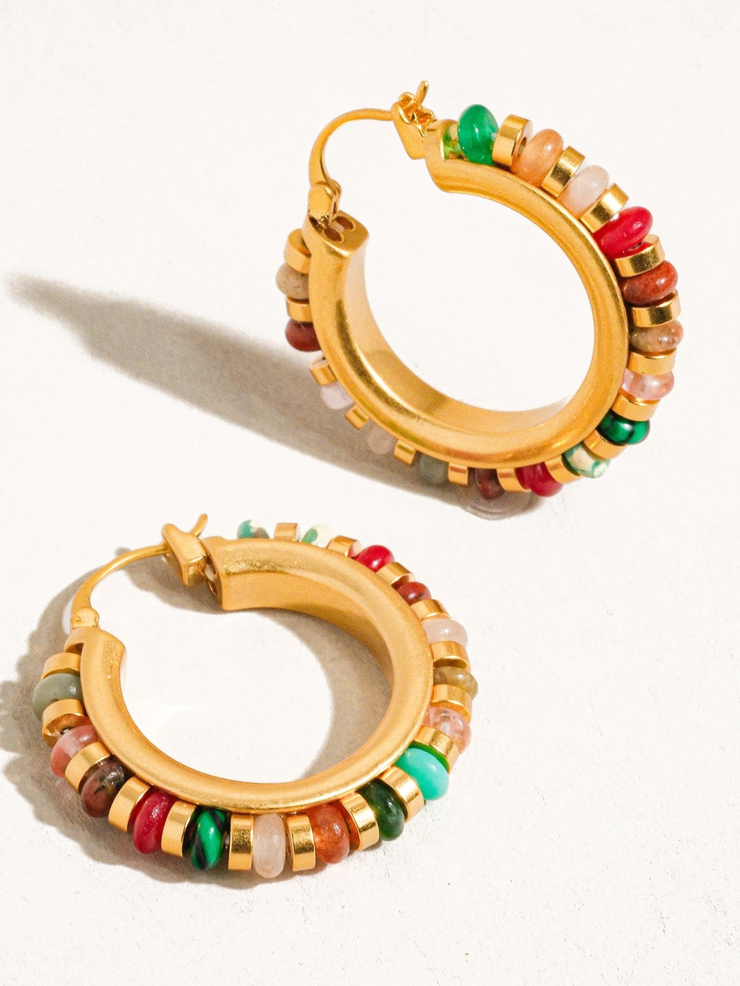 Capri Beaded Earrings - 1"