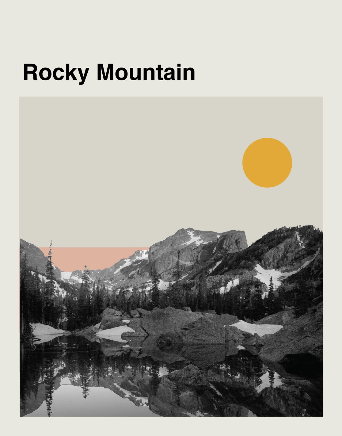 Rocky Mountain National Park Poster - 11x14"