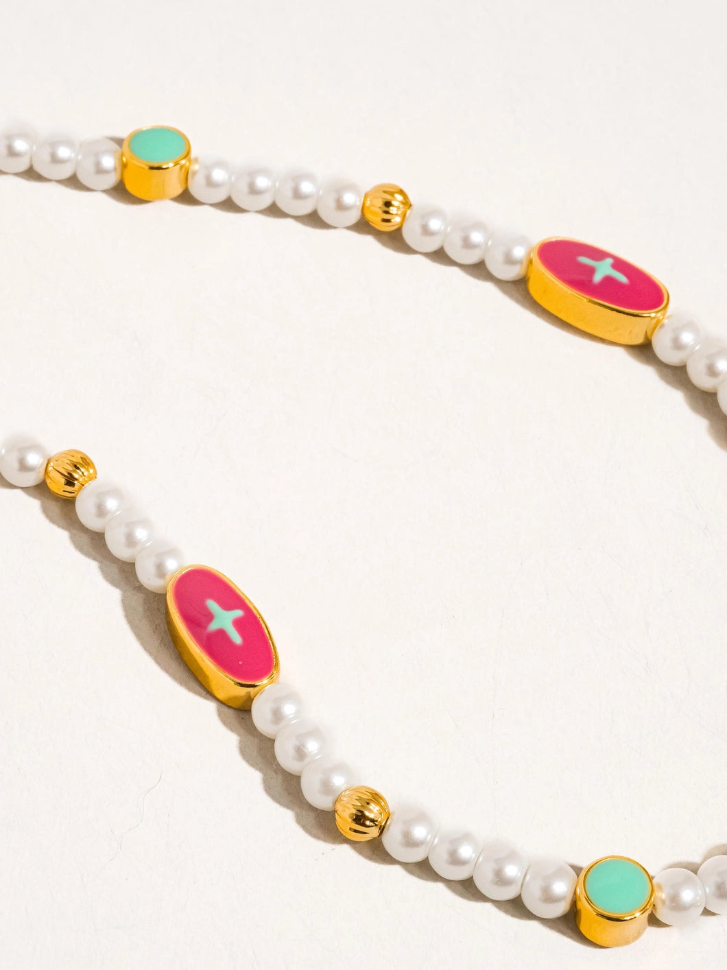 Clementine Pearl Necklace - VINTAGE PEARL/GOLD