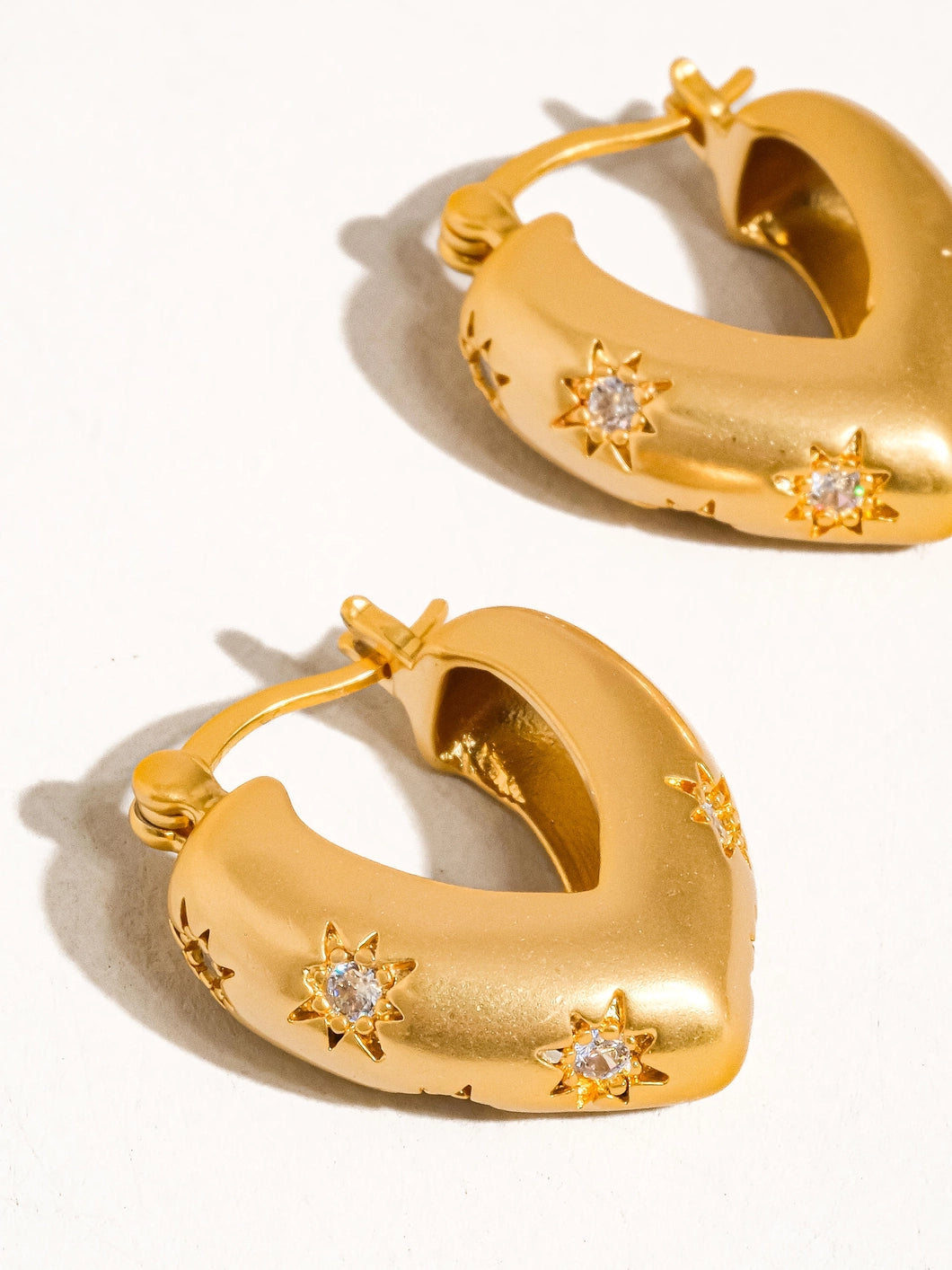 Desi Earrings - GOLD/CZ