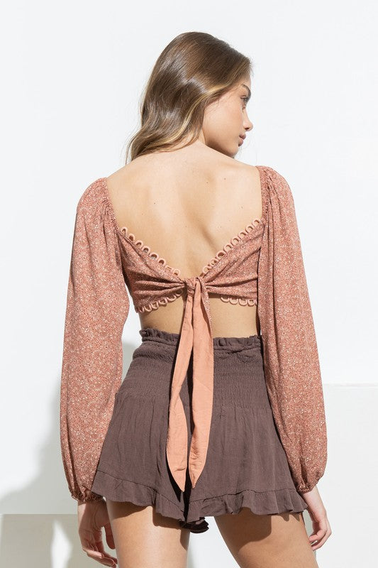 Tamia Smocked Shorts - CHOCOLATE