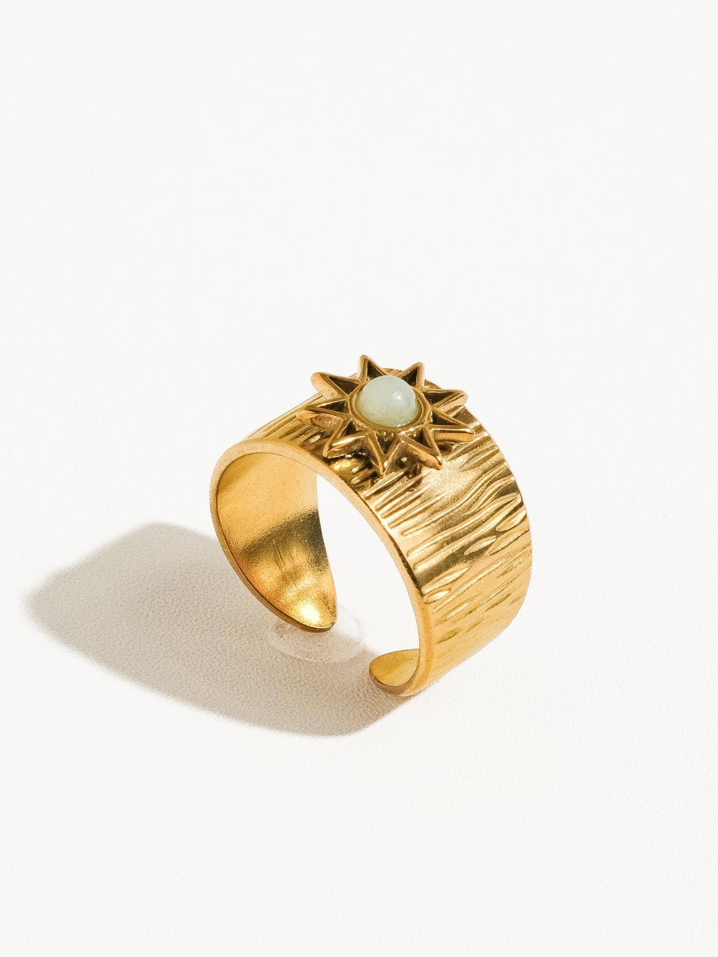 Elena Boho Sun Ring - GOLD/STONE