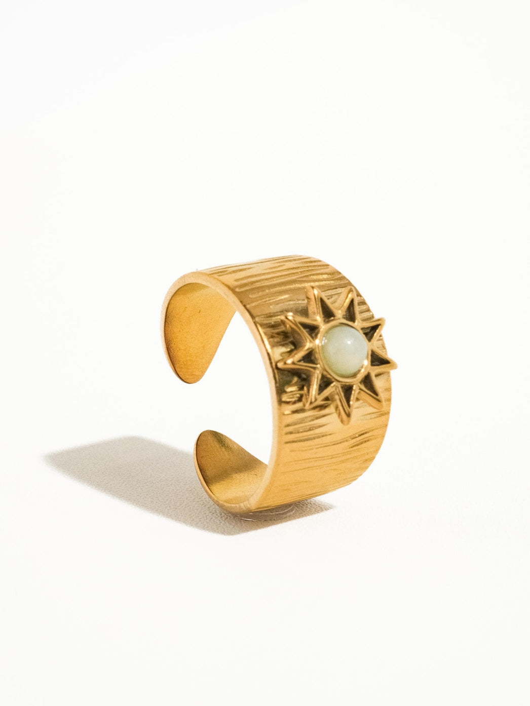 Elena Boho Sun Ring - GOLD/STONE