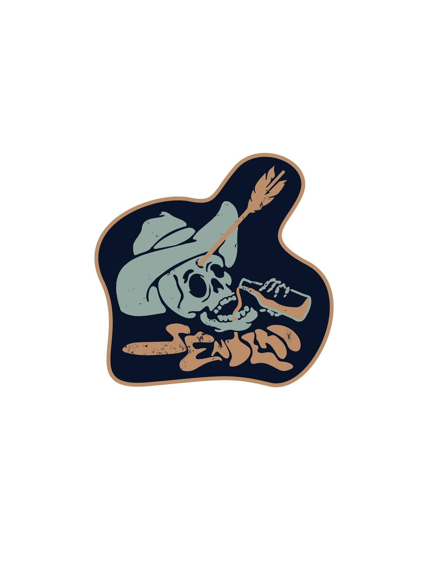Tiro Muerto Sticker